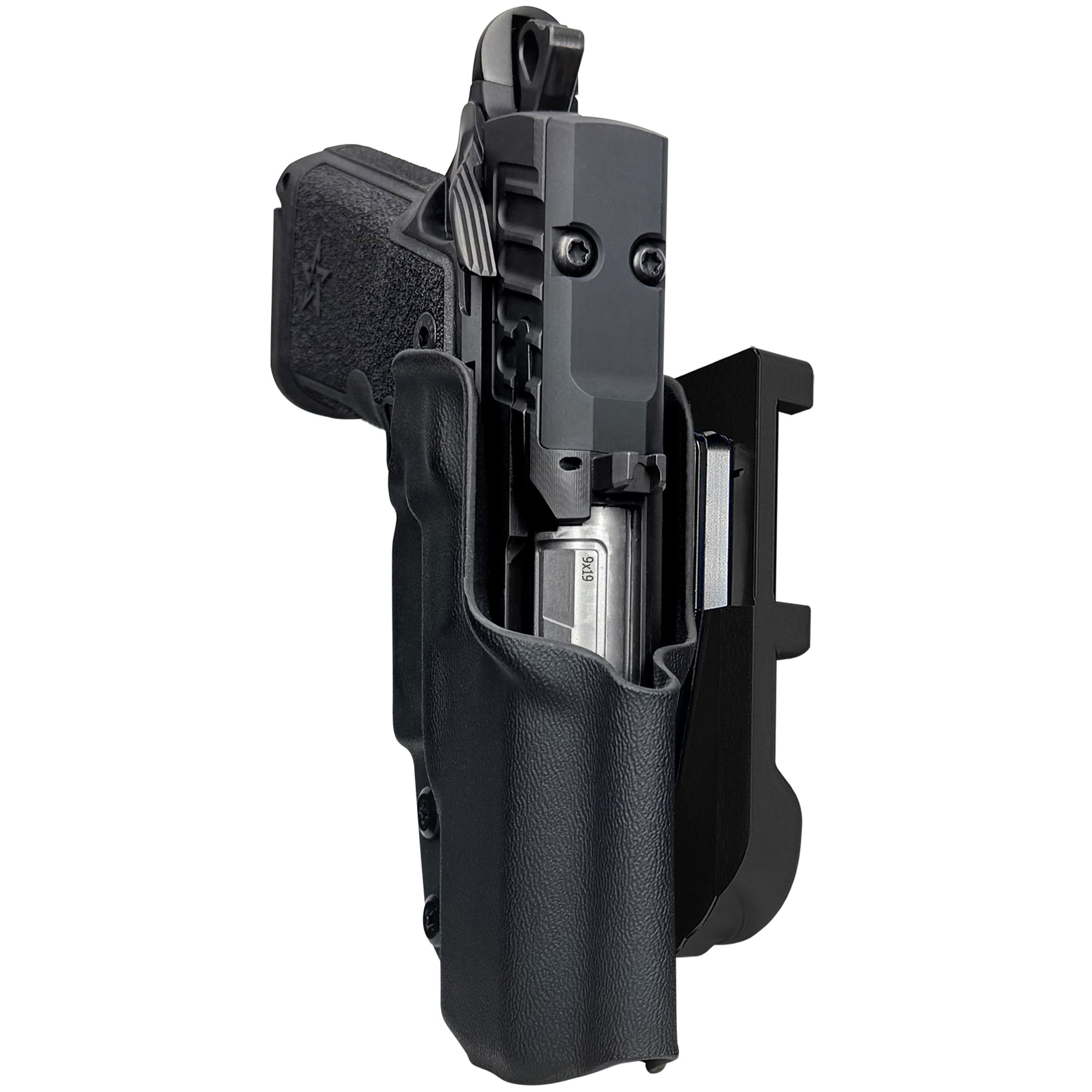 Staccato HD C3.6 IDPA Quick Mount Holster with Black Belt Attachment, Black Holster Shell