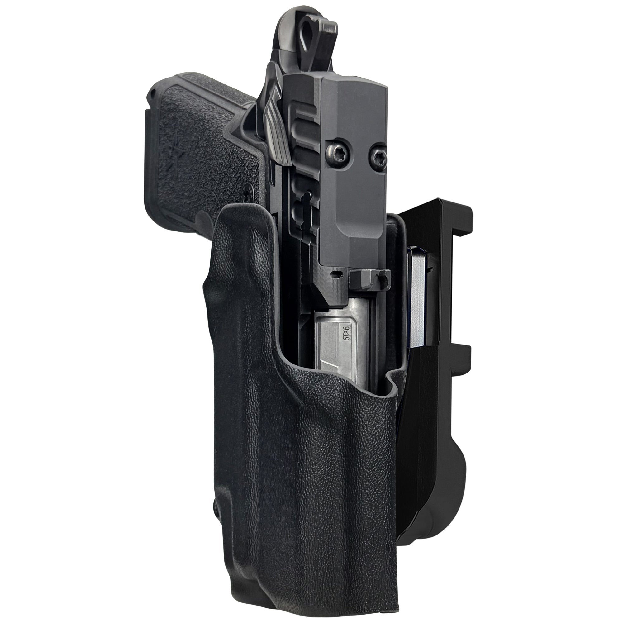 Staccato HD C3.6 TLR7X IDPA Quick Mount Holster with Black Belt Attachment, Black Holster Shell