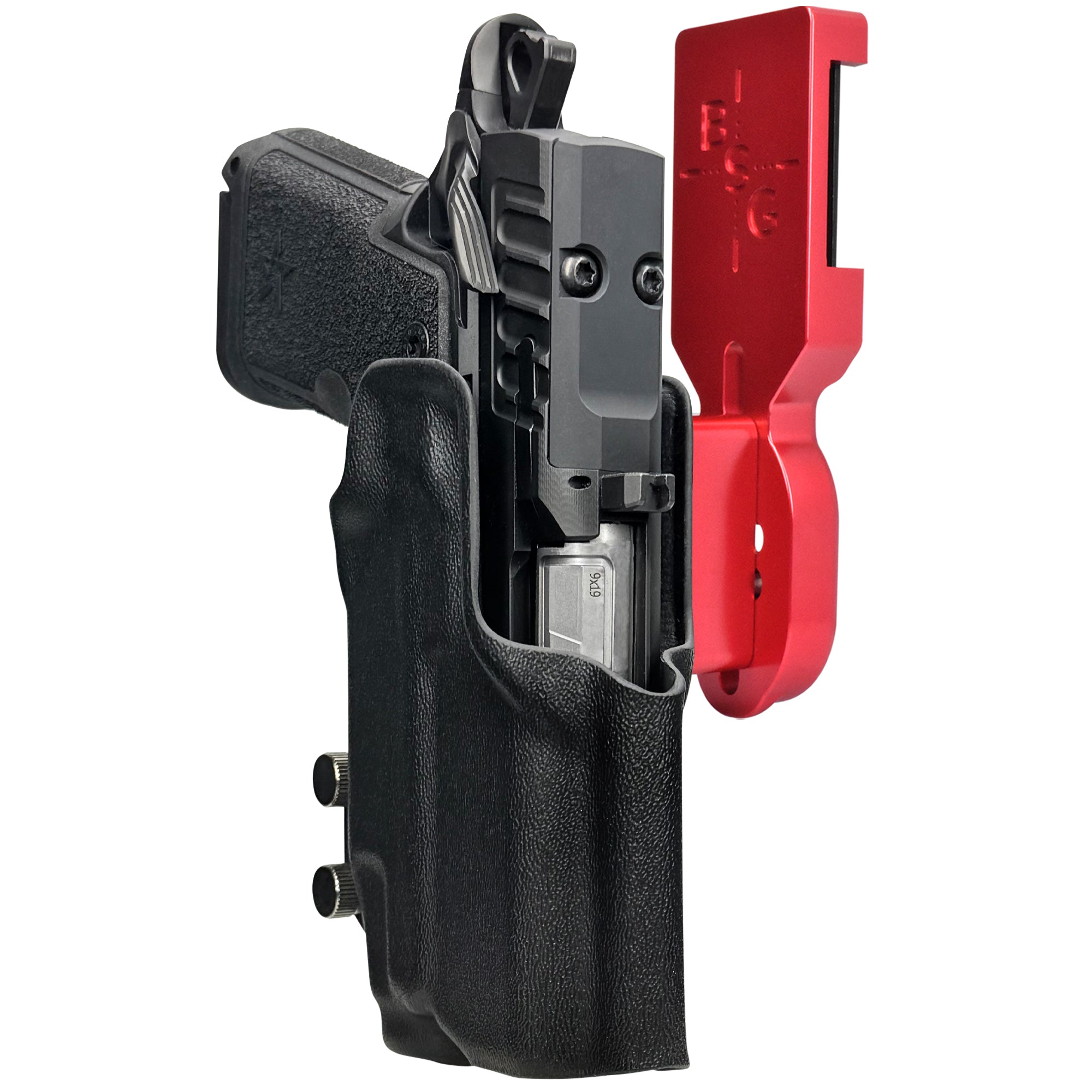 Staccato HD C3.6 TLR7X Pro Heavy Duty Competition Holster in Red / Black