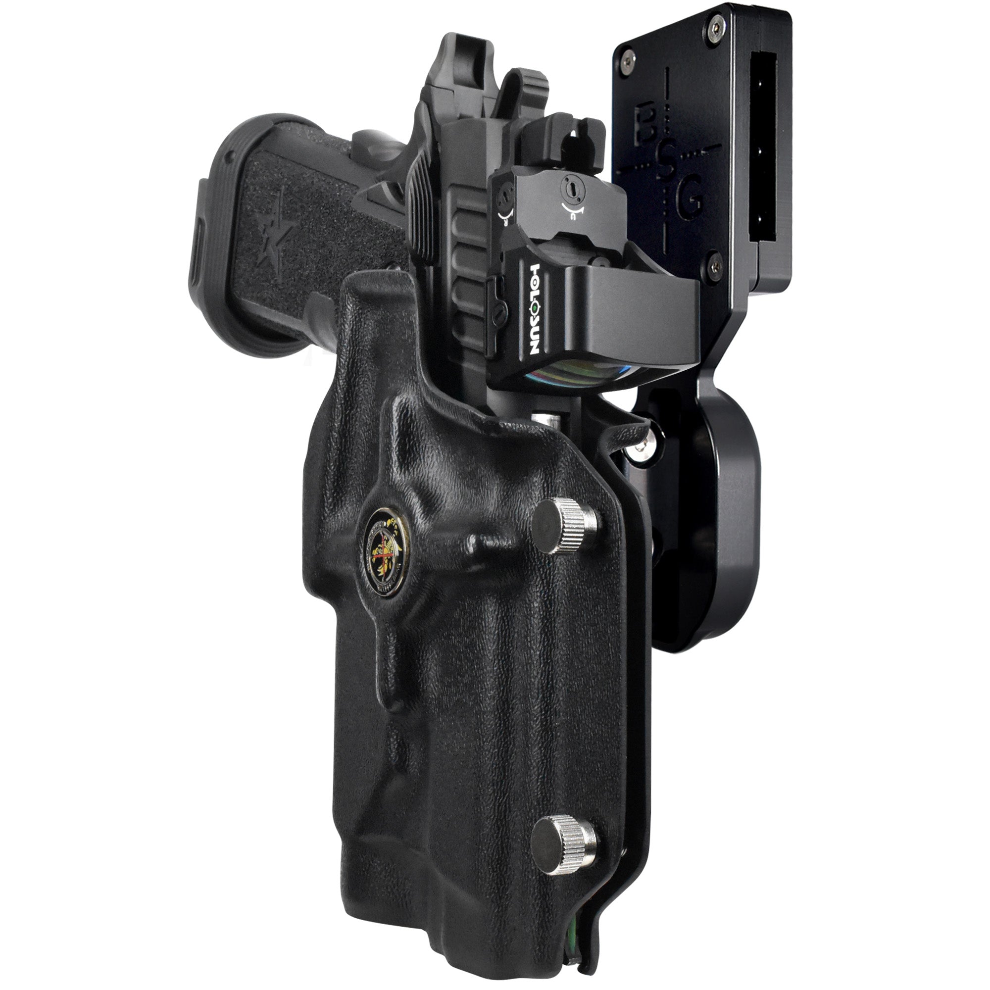 Staccato P w/ Holosun P.ID Pro Ball Joint Competition Holster in Black