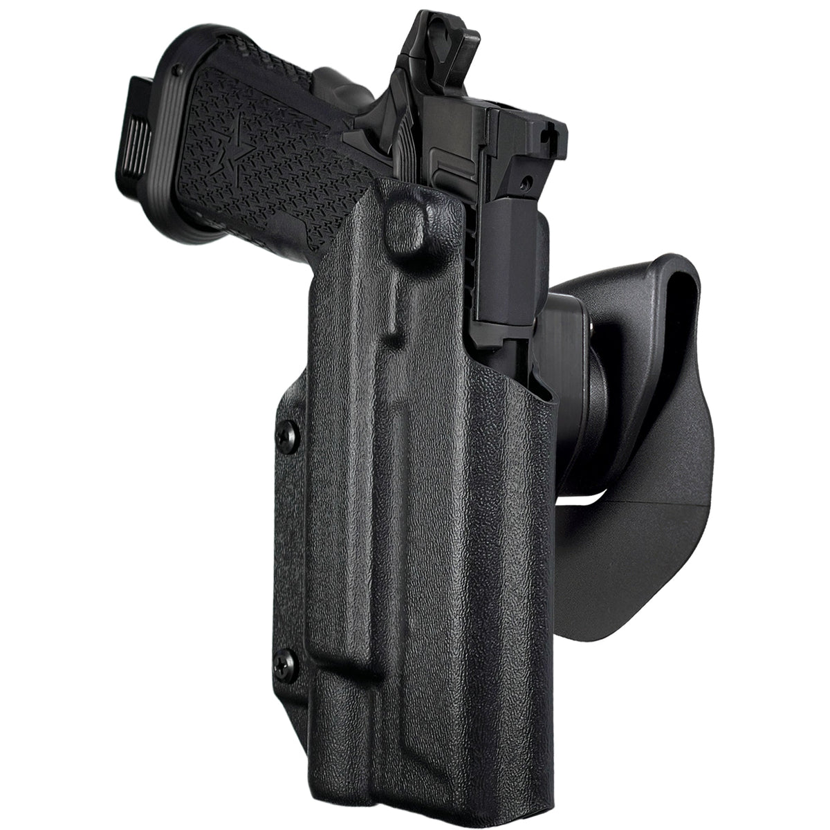 OWB Quick Release Paddle Holster for Staccato XC w/ SureFire X300U-A