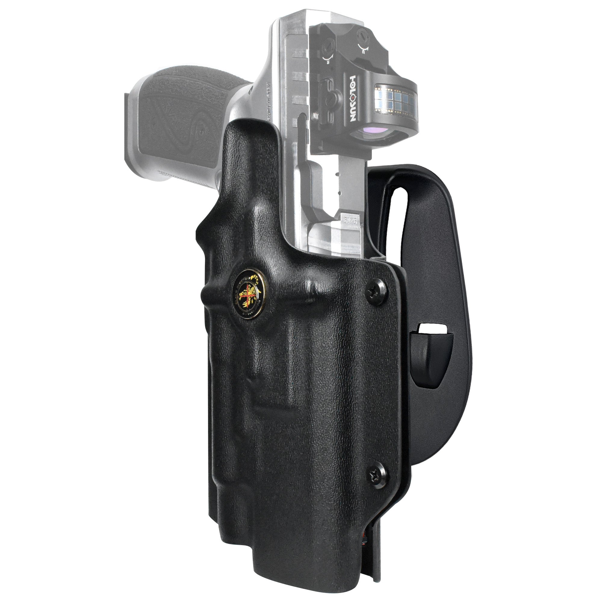 Canik Rival-s with Streamlight TLR-1HL OWB Paddle Holster