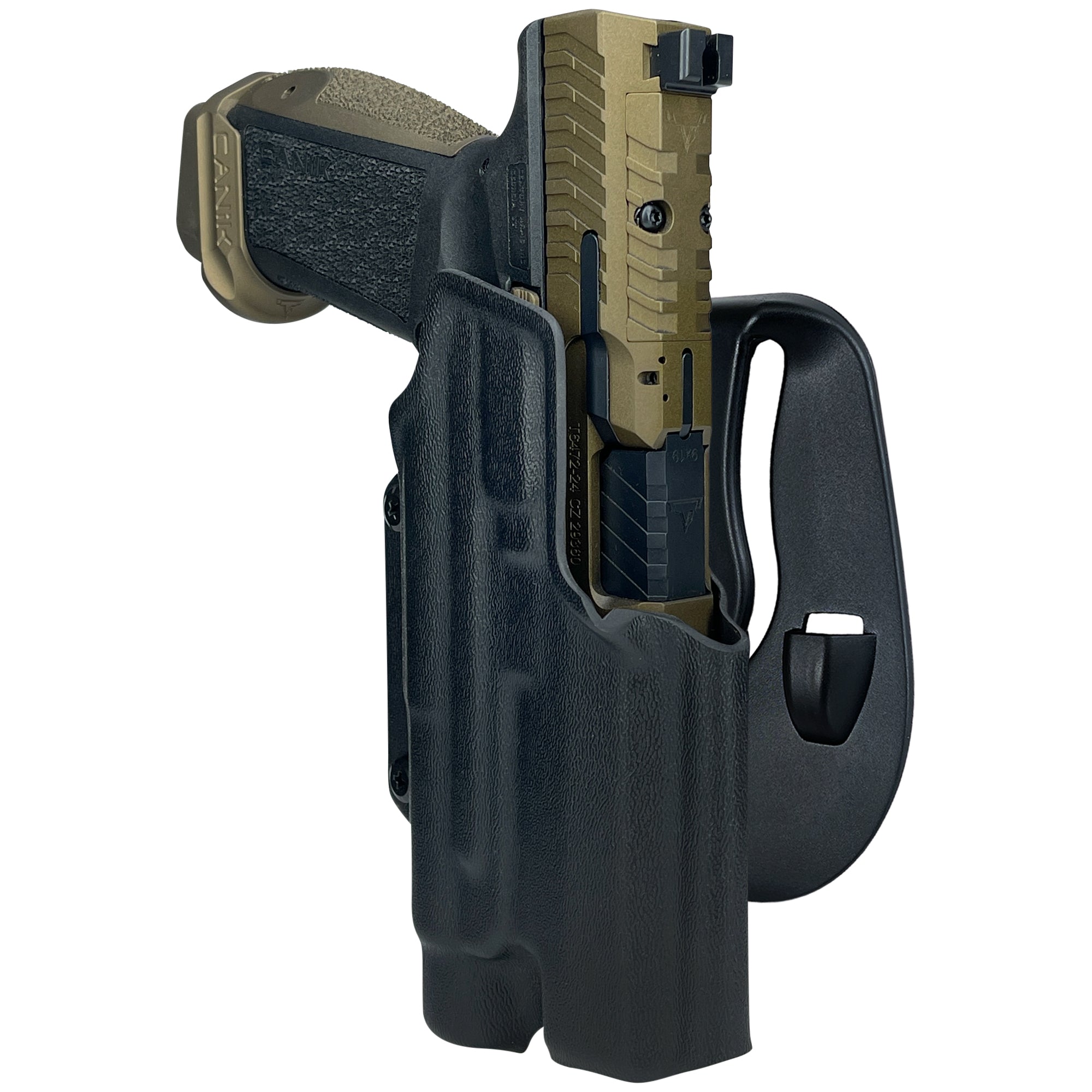 Canik TTI Combat TLR1 OWB Paddle Holster in Black