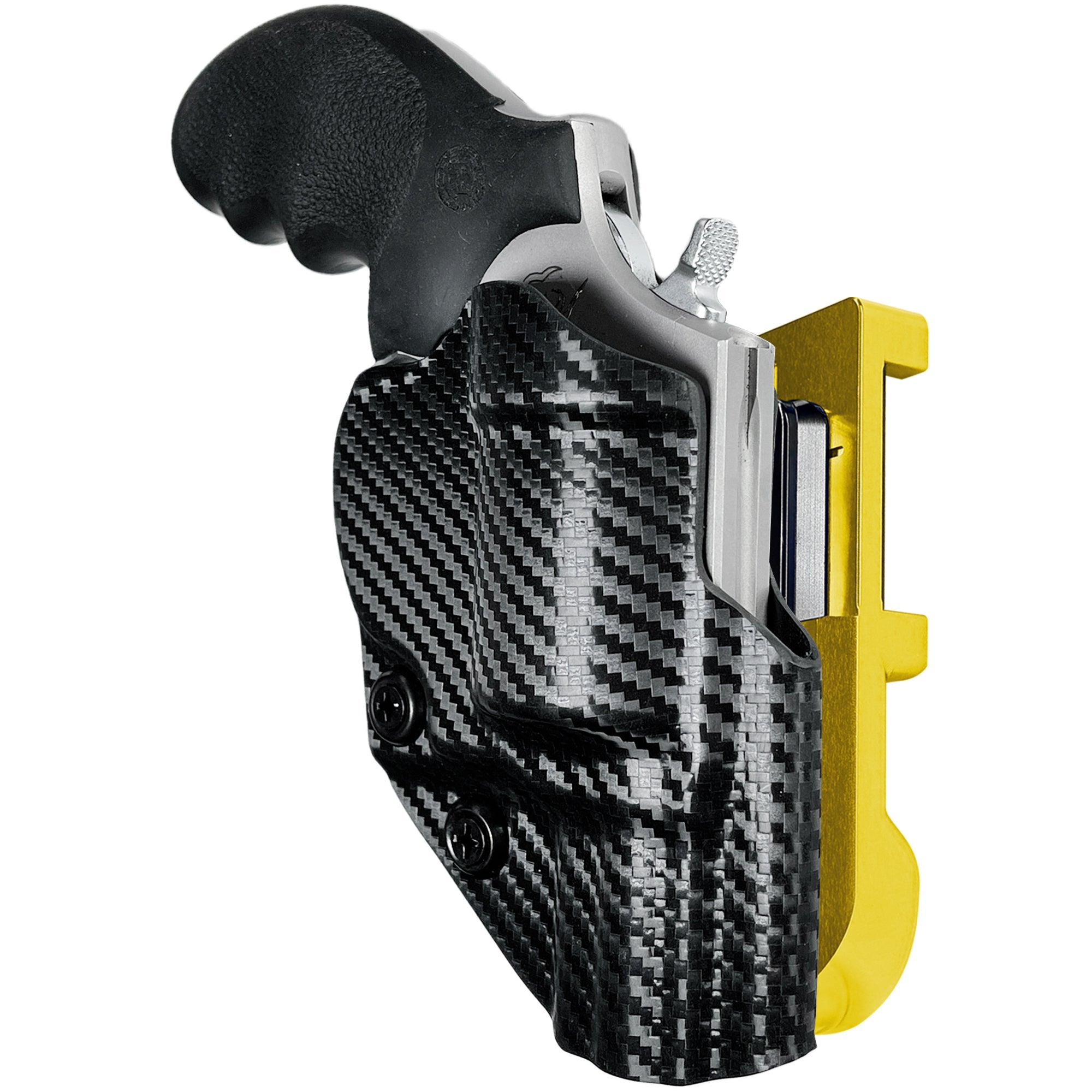 Taurus 856 2'' IDPA Quick Mount Holster with 24K Gold Belt Attachment, Carbon Fiber Holster Shell