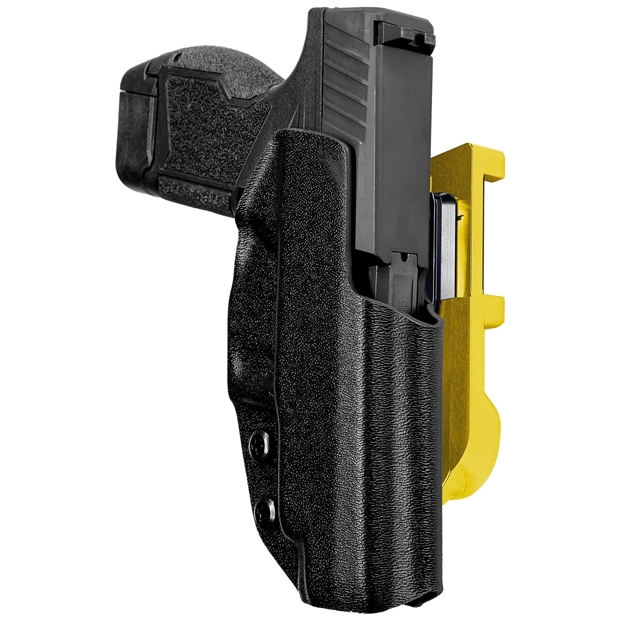 Taurus GX4XL IDPA Quick Mount Holster with 24K Gold Belt Attachment, Black Holster Shell