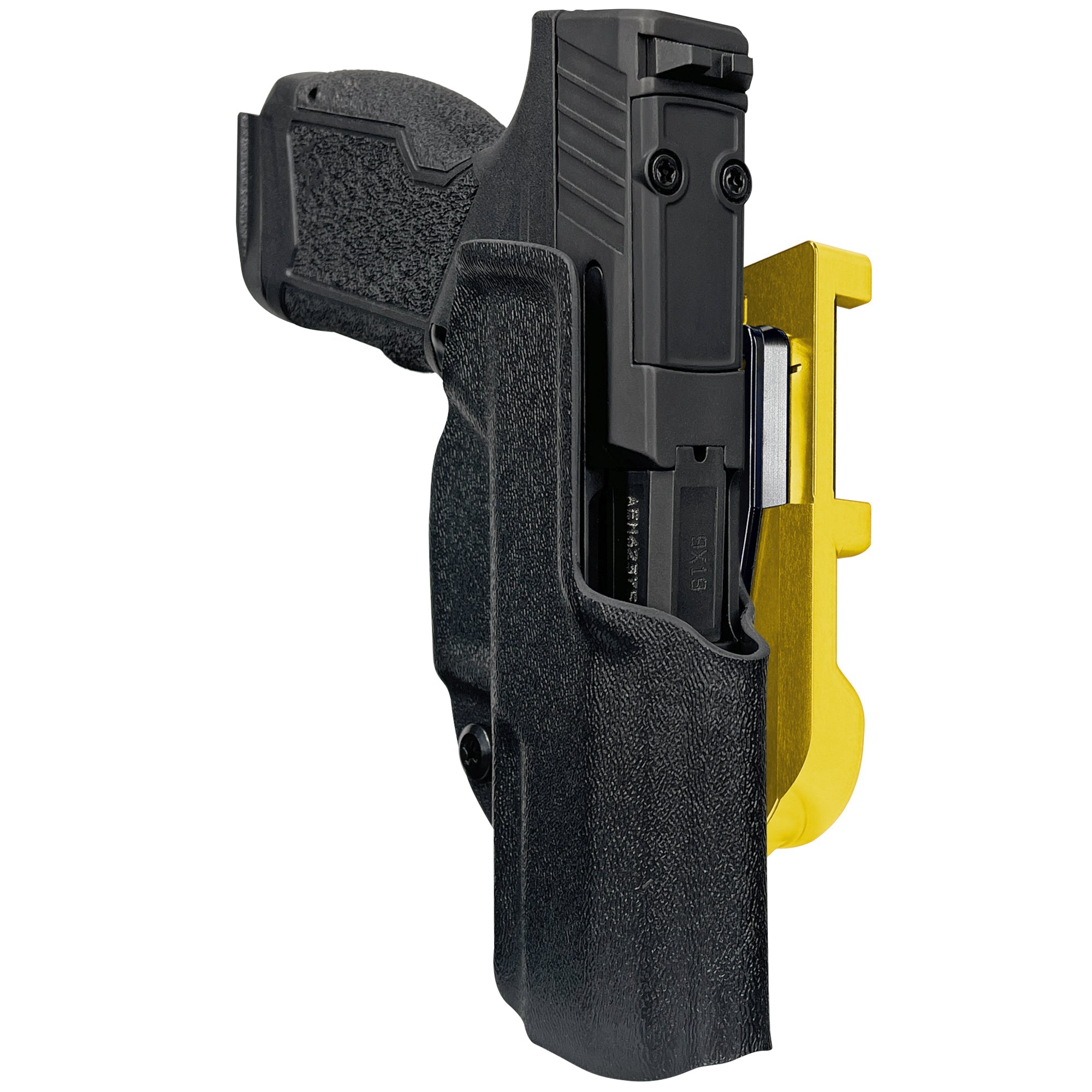 Taurus GX4 Carry TORO IDPA Quick Mount Holster with 24K Gold Belt Attachment, Black Holster Shell