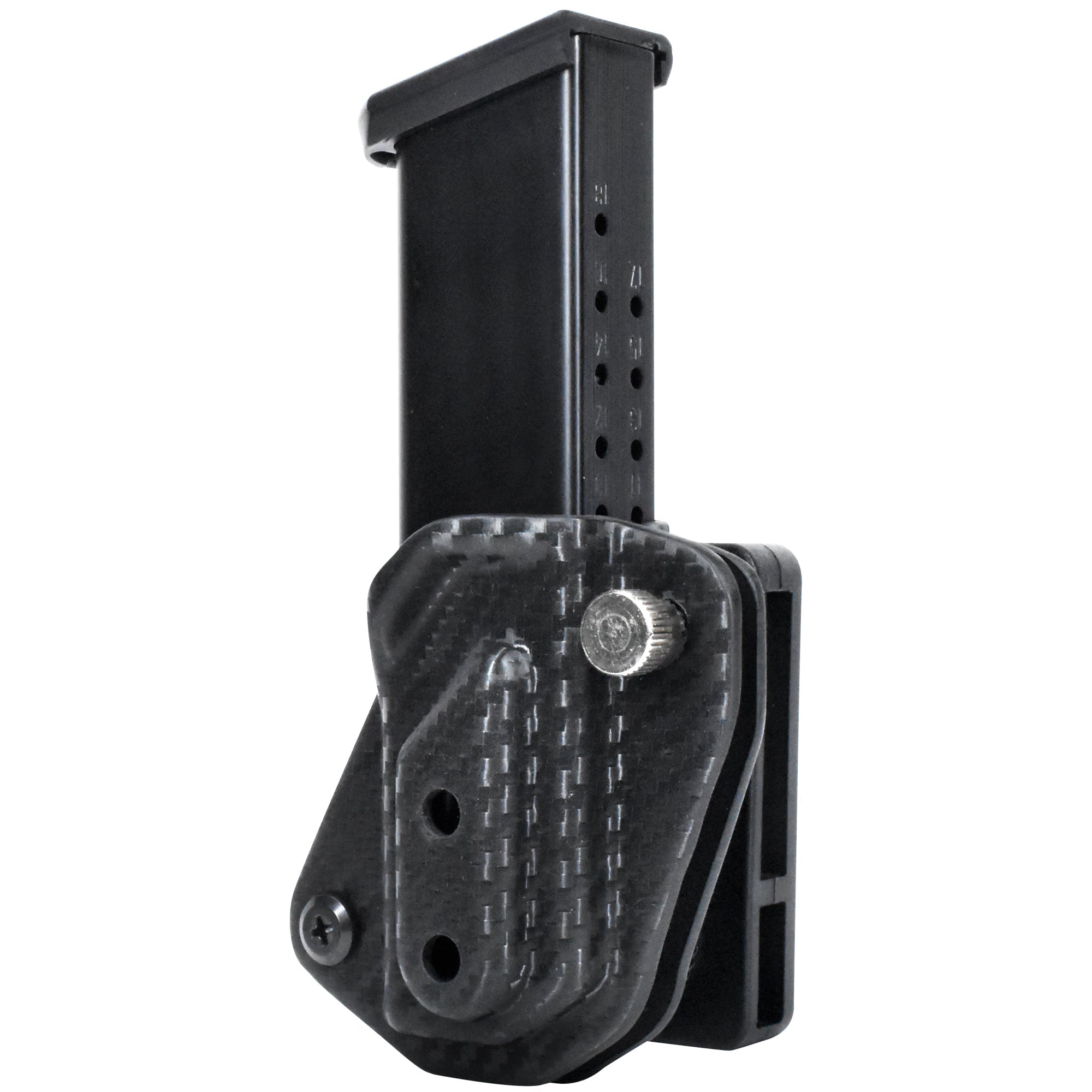 USPSA Double Stack Competition Magazine Pouch in Carbon Fiber