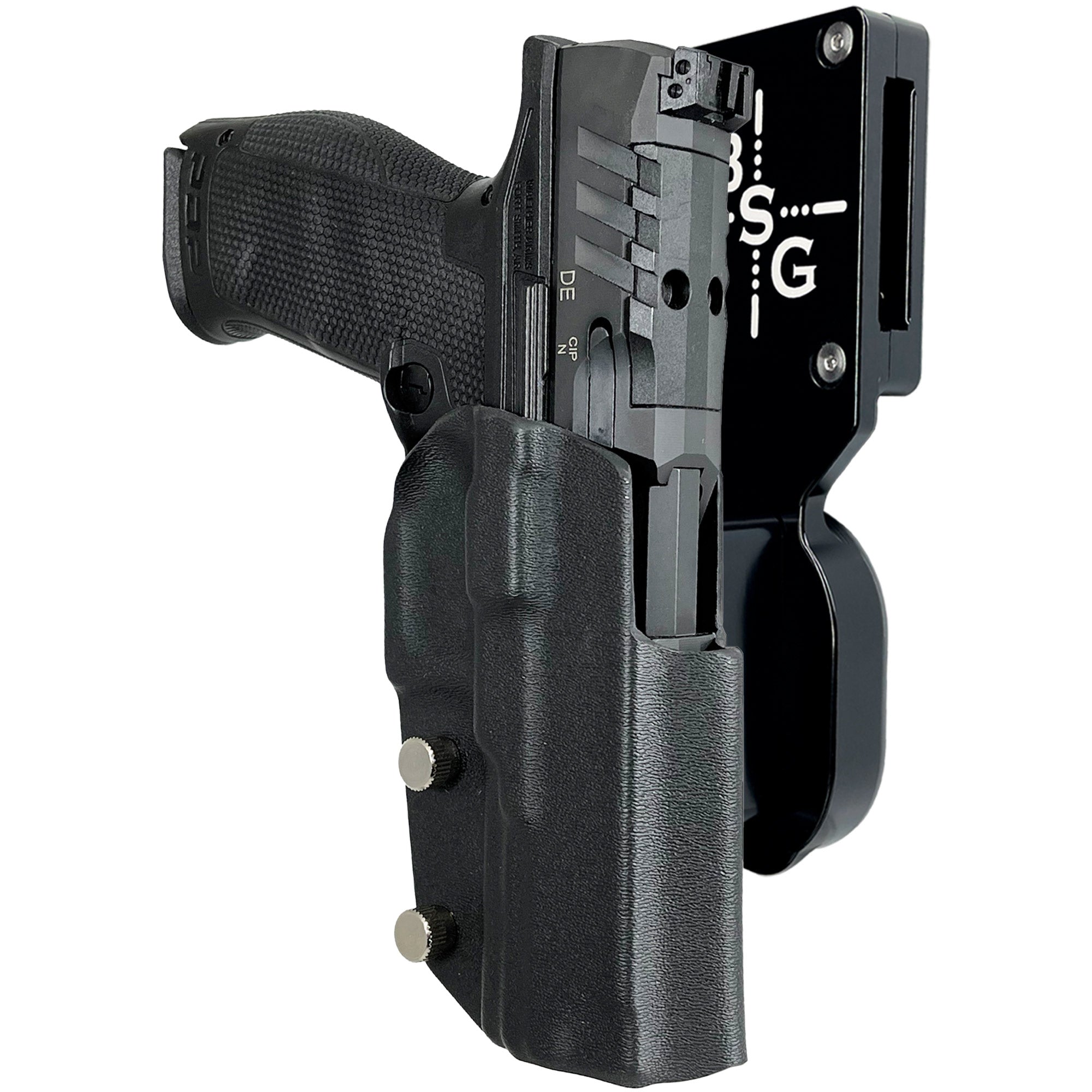 Walther PDP 5'' Pro Heavy Duty Competition Holster in Black / Black