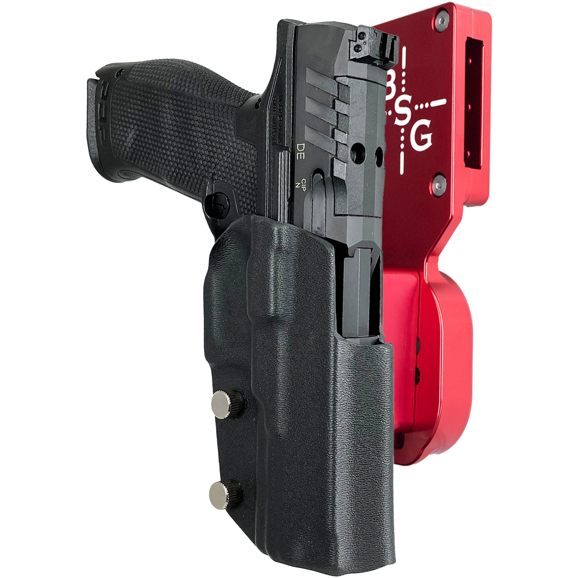 Walther PDP 5'' Pro Heavy Duty Competition Holster in Red / Black