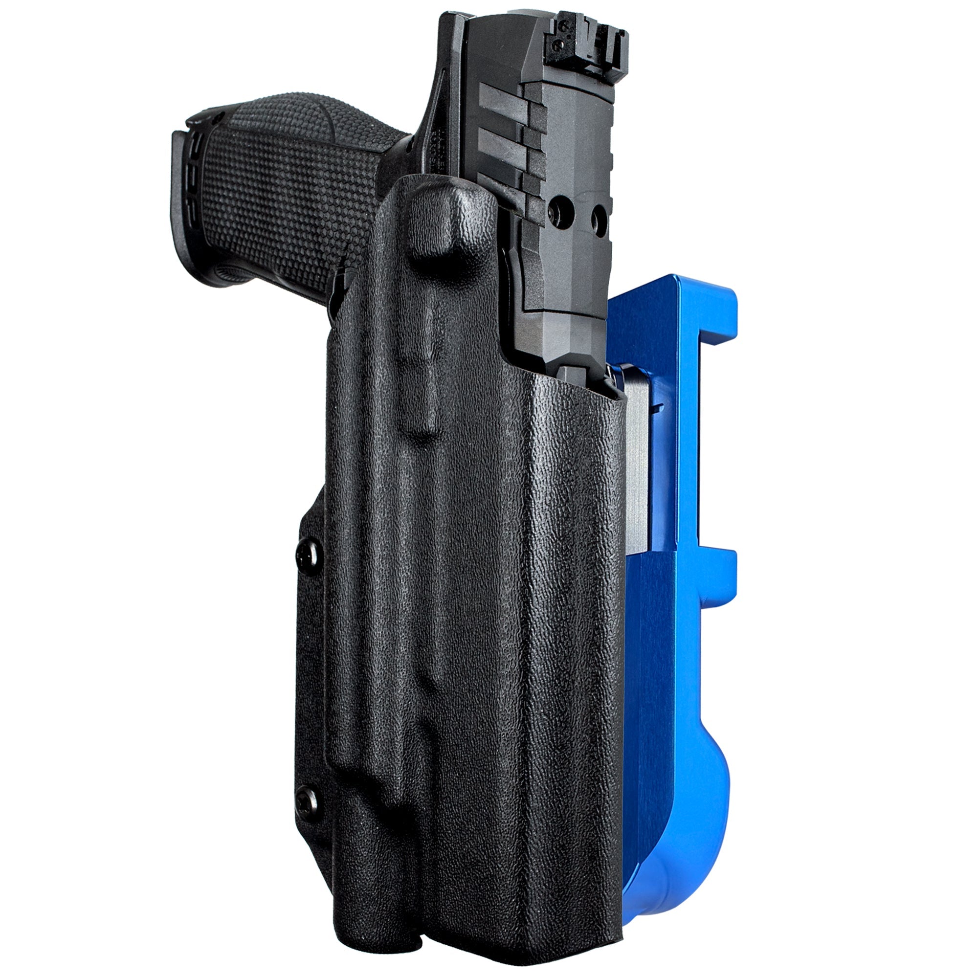 Walther PDP 5'' X300U-A IDPA Quick Mount Holster with Blue Belt Attachment, Black Holster Shell