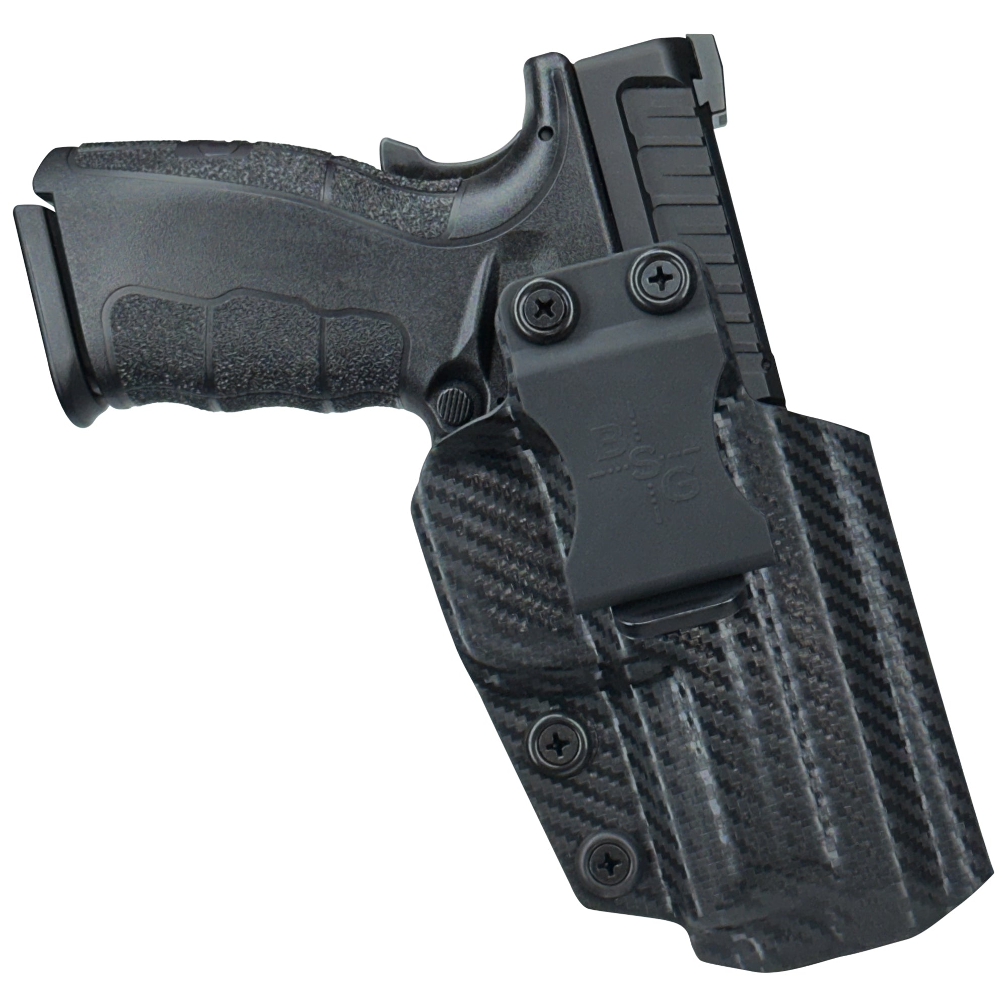 Springfield XD Mod.3 Inside the Waistband Holster in Carbon Fiber - Front