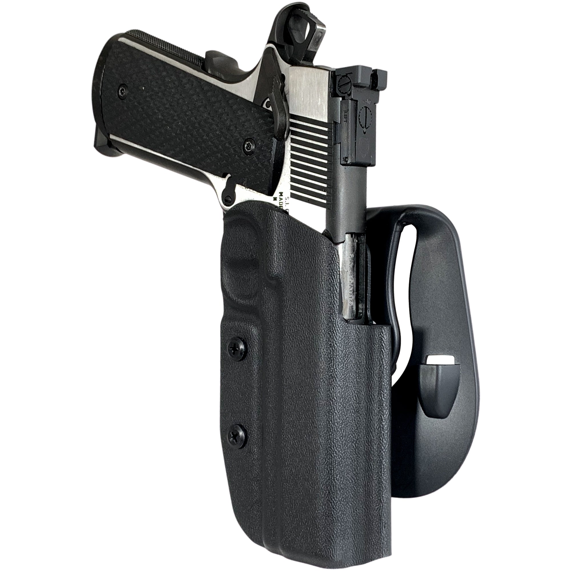 Black Scorpion Gear 1911 5'' w/ Full Dust Cover OWB Paddle Holster