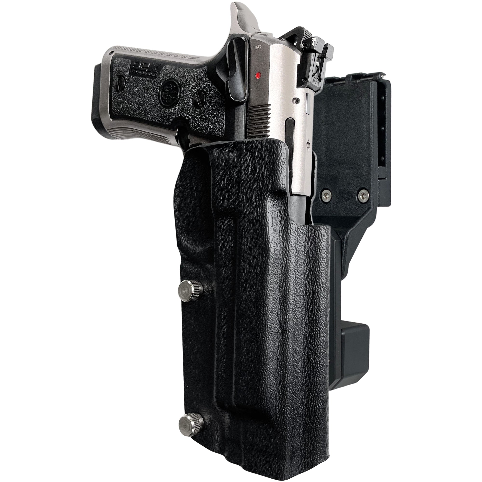 Beretta-92x-performance-pro-competition-holster-in-black-kydex-finish