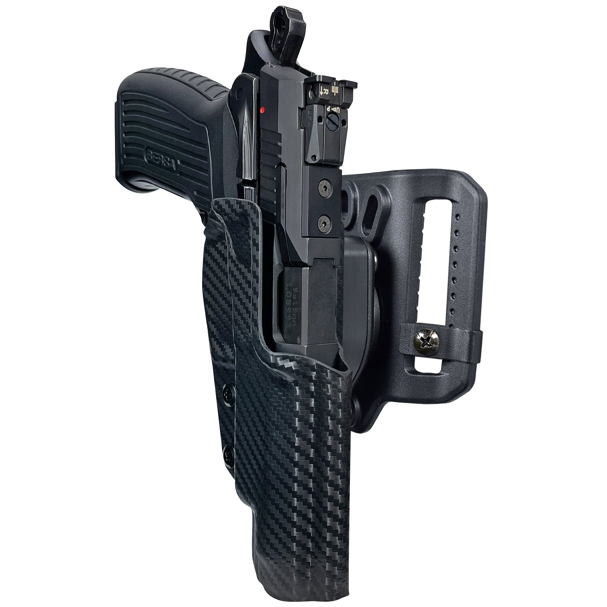 Bersa TPR9 XT Quick Release Belt Loop Holster in Carbon Fiber
