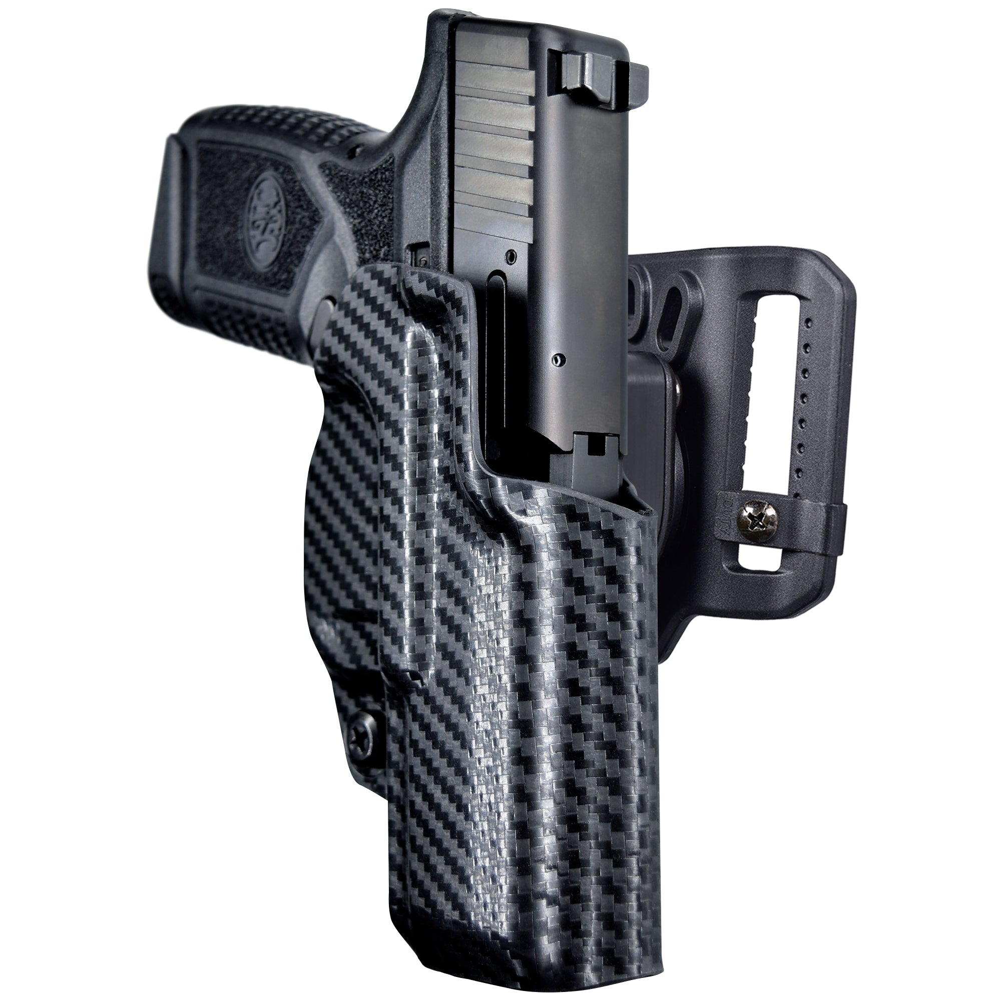 Quick Release Belt Loop Holster in Carbon Fiber