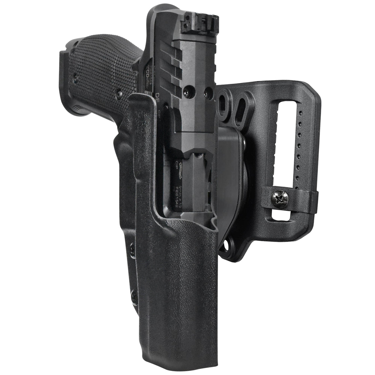 Quick Release Belt Loop Holster for Walther PDP Match 5'' Steel Frame
