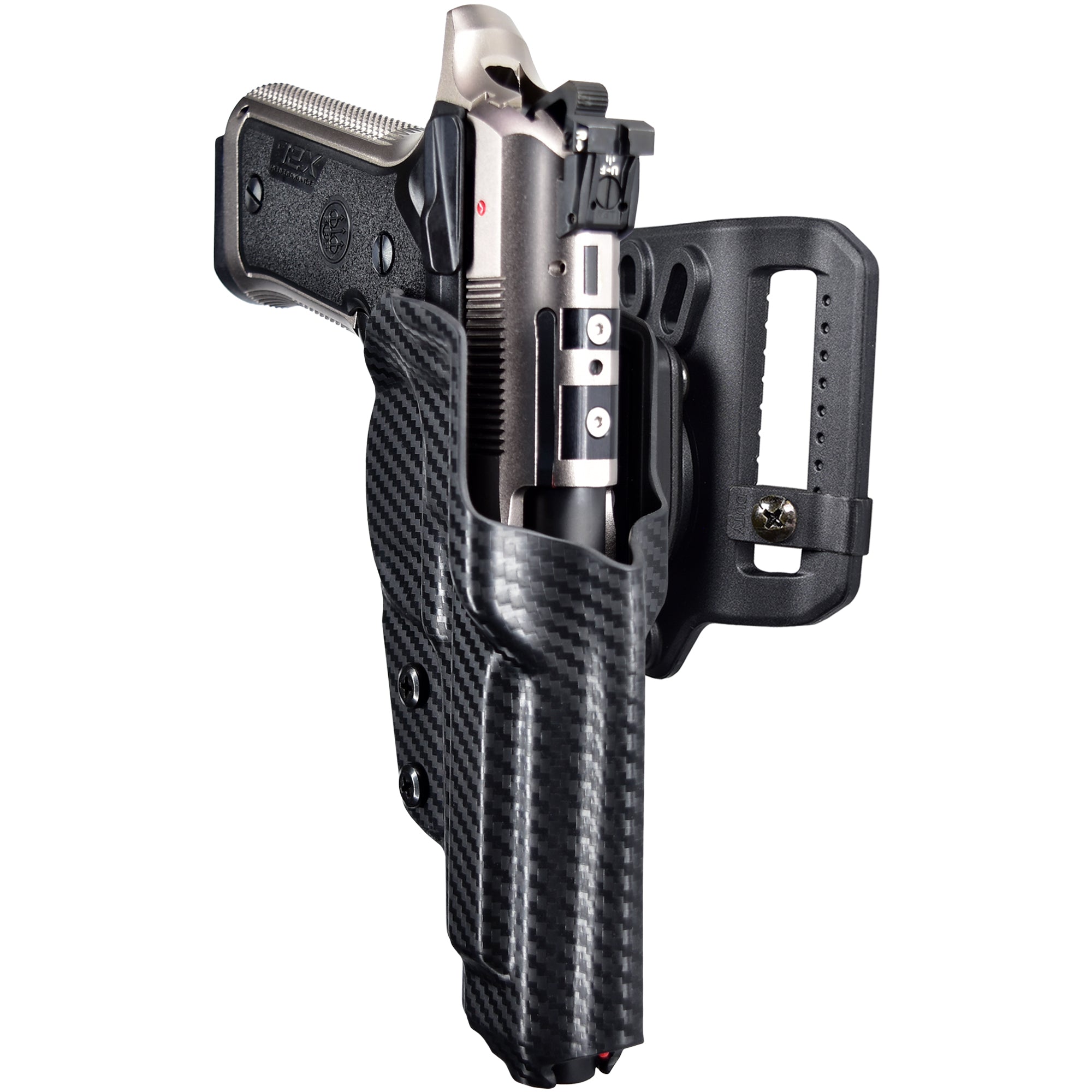 Quick Release Belt Loop Holster in Carbon Fiber