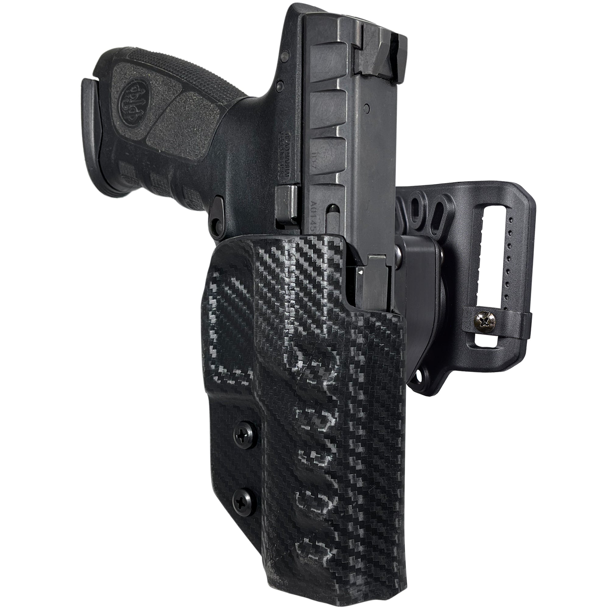 Quick Release Belt Loop Holster in Carbon Fiber