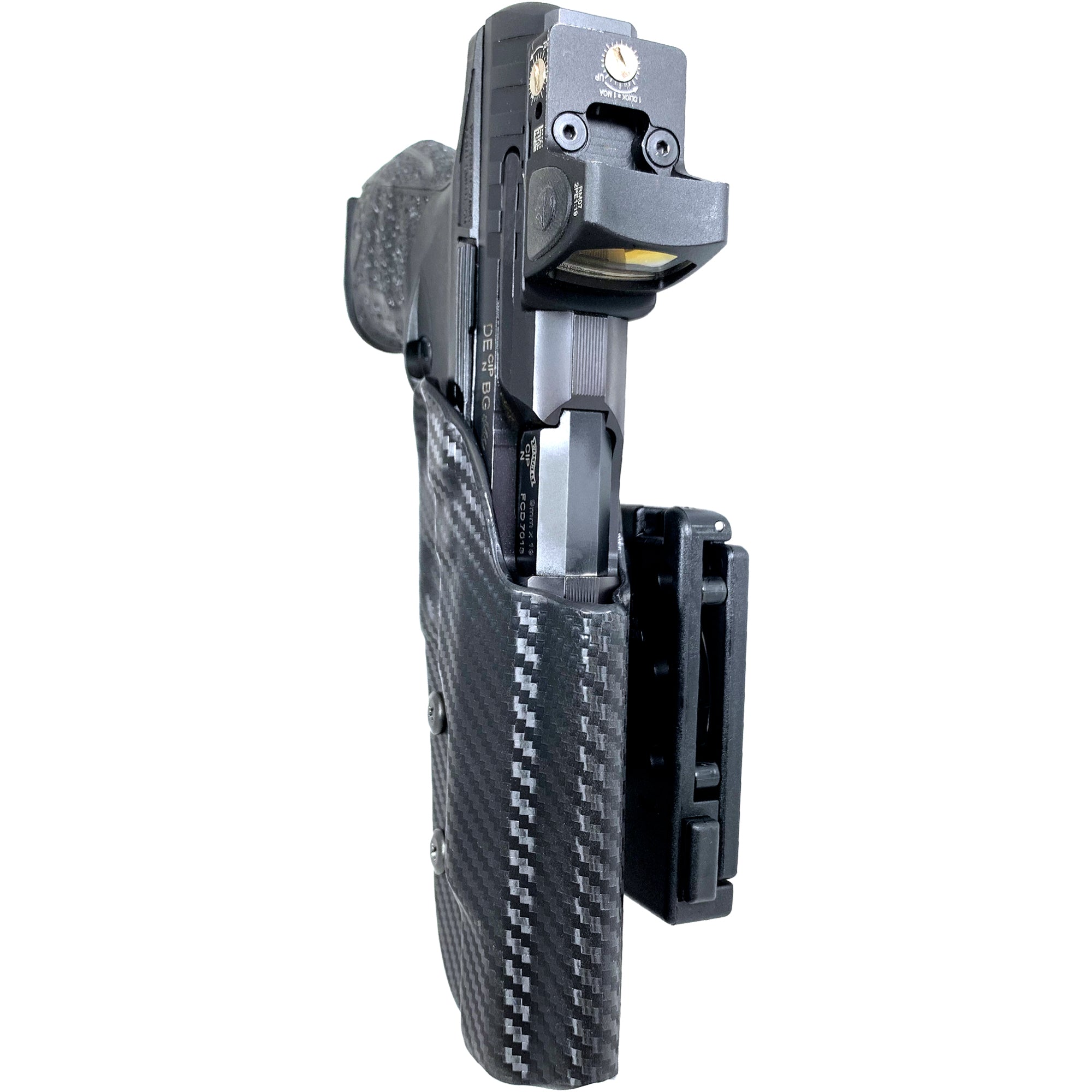 Walther Q5 Match M2 Pro IDPA Competition Holster in Carbon Fiber