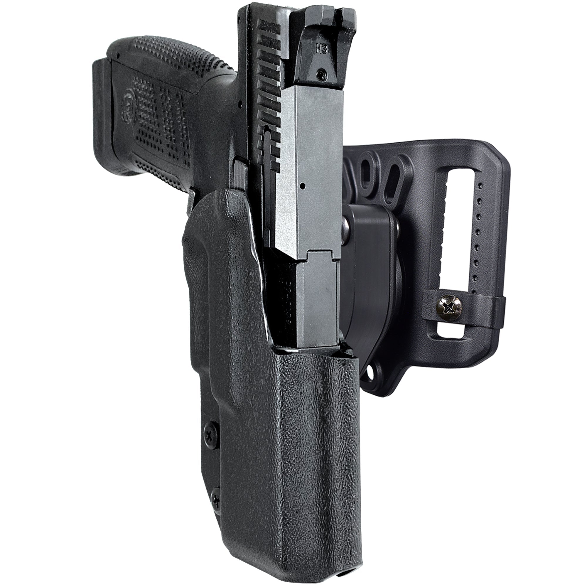 Quick Release Belt Loop Holster in Black