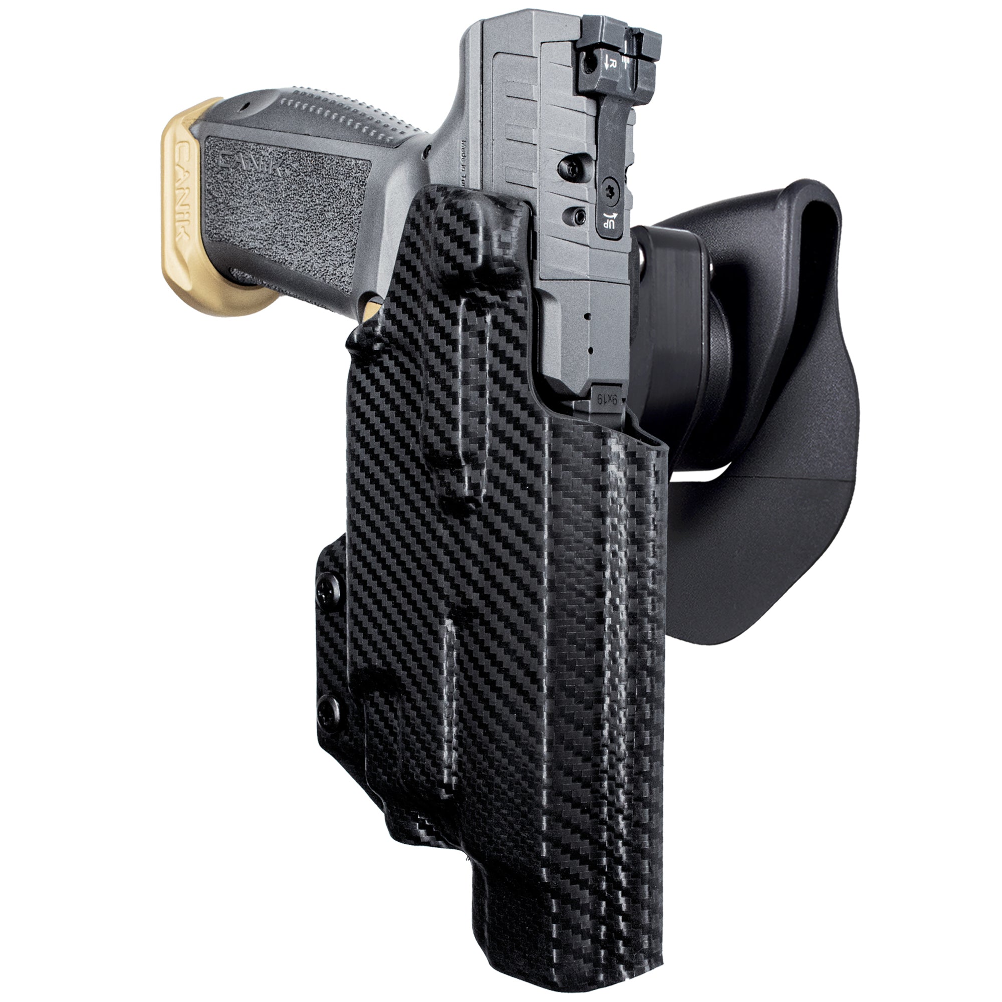 Canik SFx Rival w/ TLR-7/TLR-8 OWB Quick Release Paddle Holster