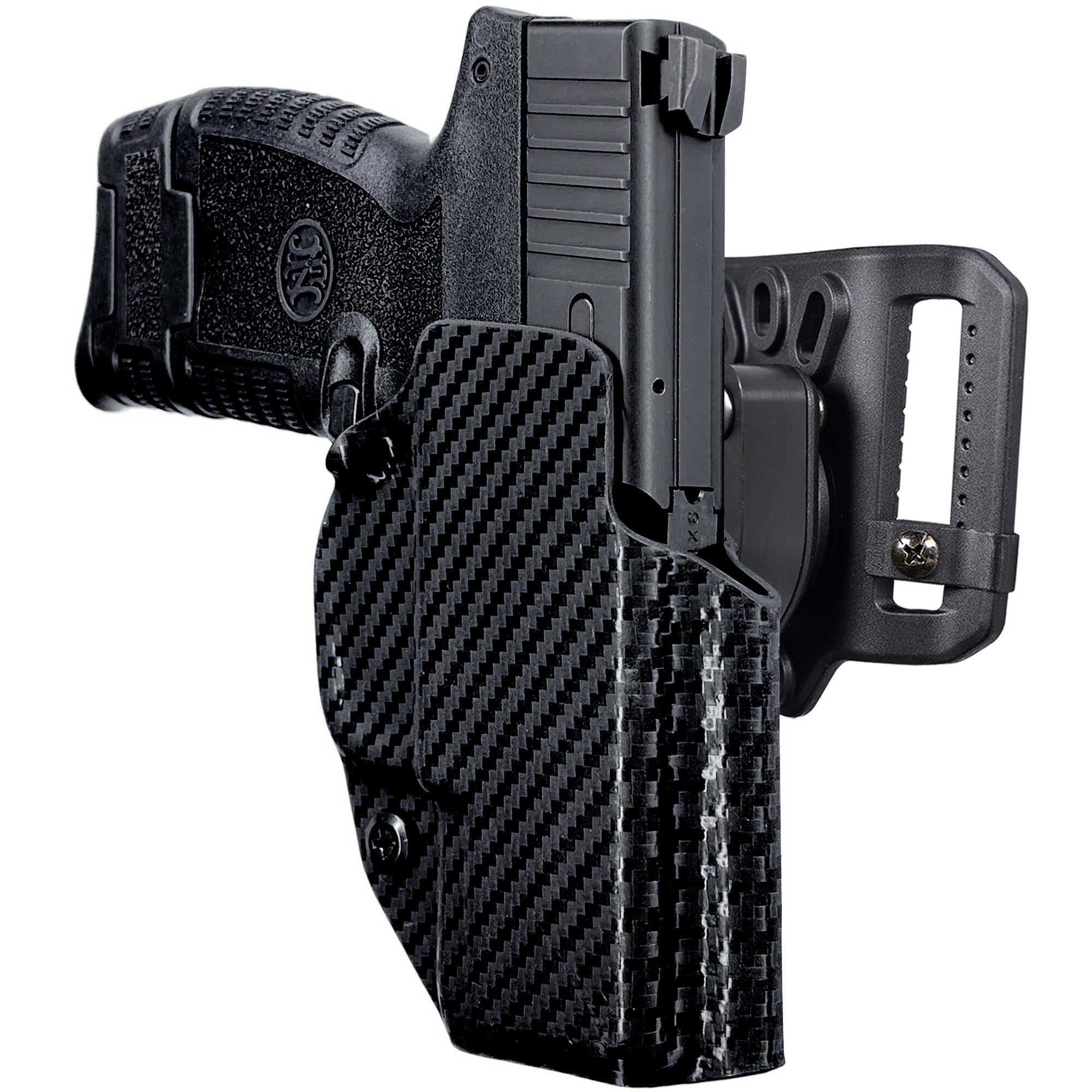 Quick Release Belt Loop Holster in Carbon Fiber