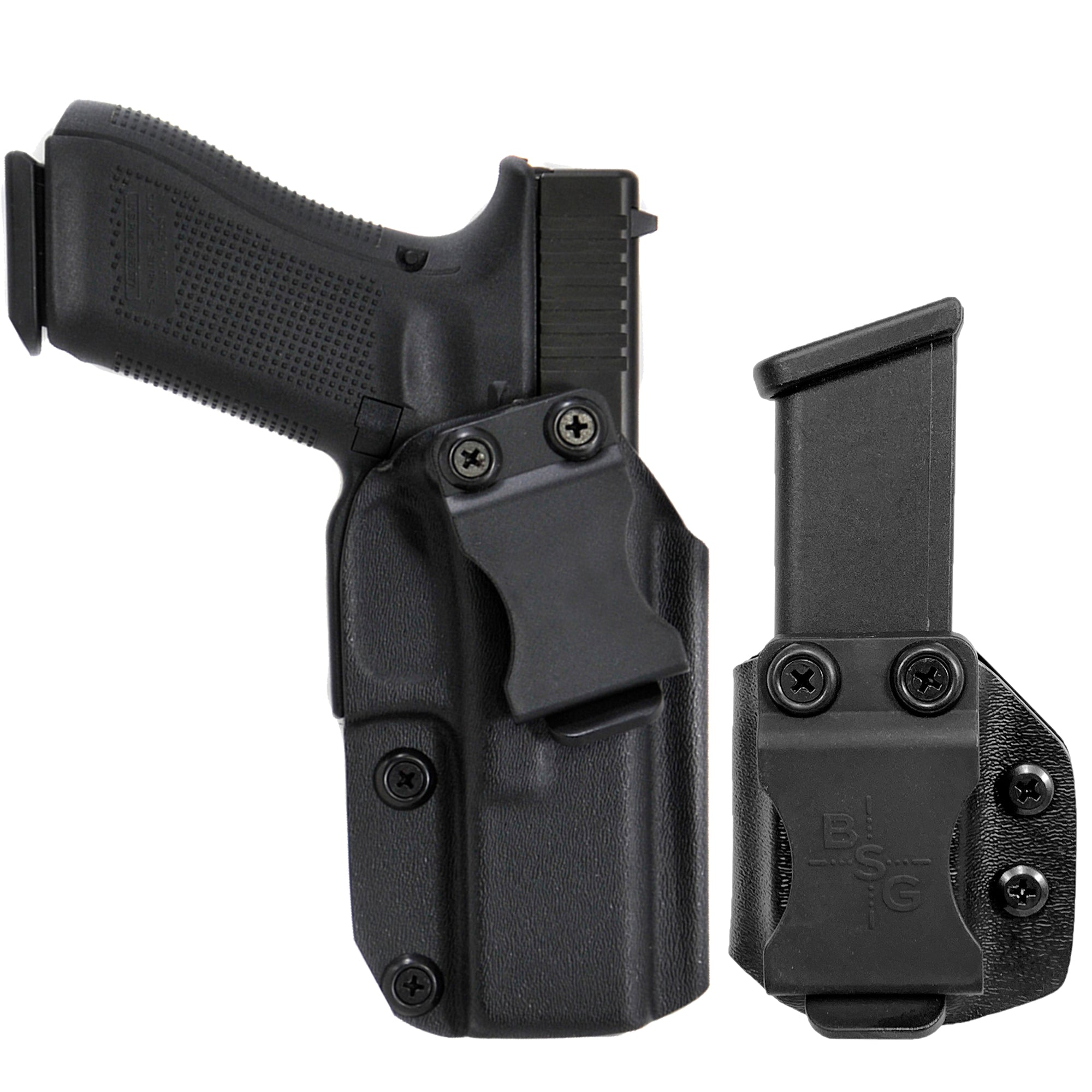 Glock 19, 23, 32 IWB Sweat Guard Holster & Mag Pouch Combo