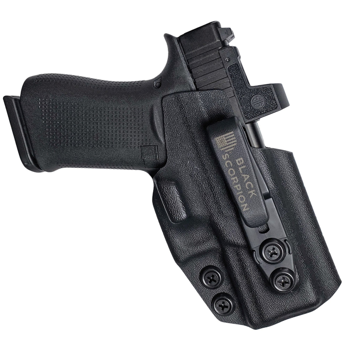 Glock 43X Rail with Streamlight TLR-7 Sub Light Red Dot Optic Cut OWB Glock 43X Rail with Streamlight TLR-7 Sub Light Red Dot Optic Cut OWB