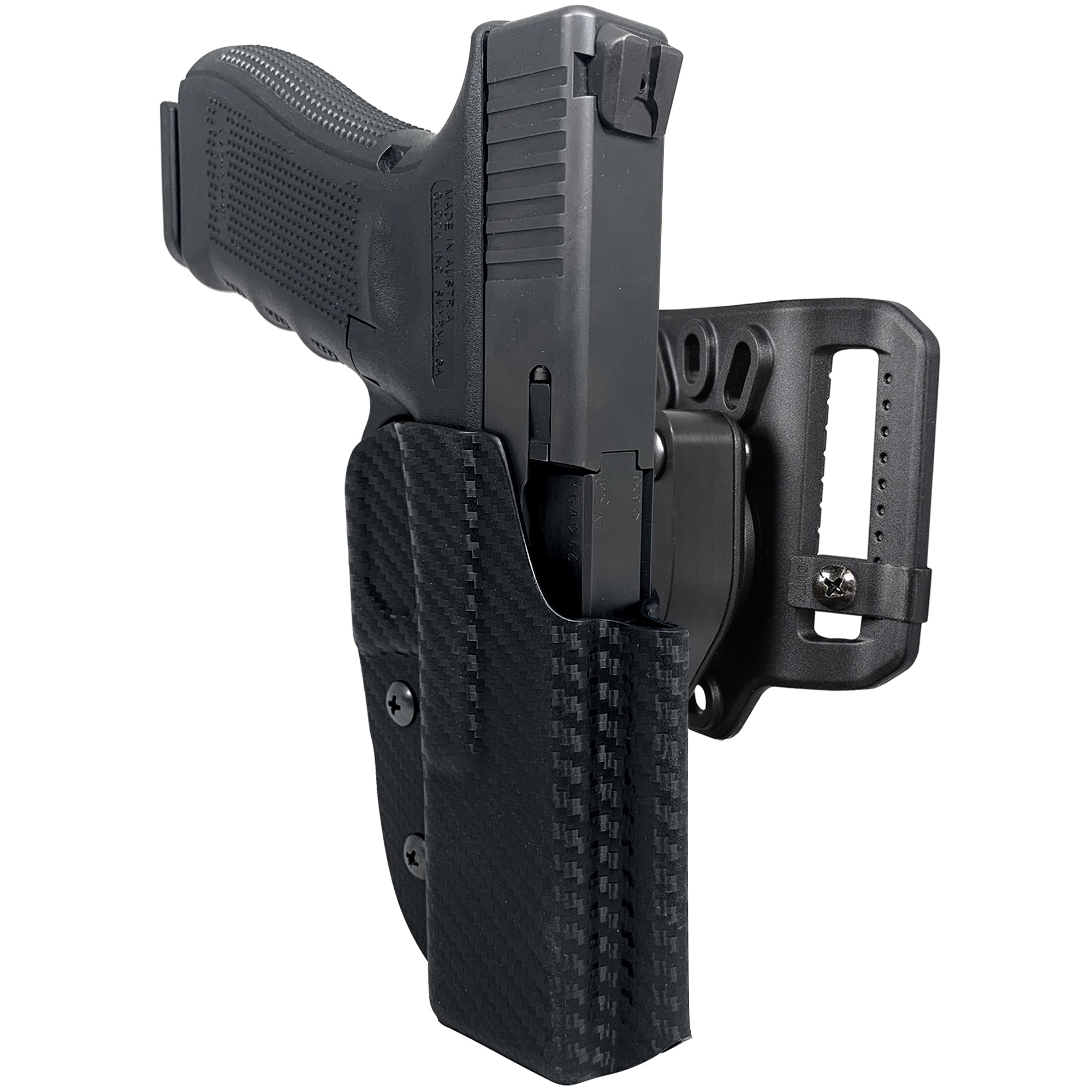 Quick Release Belt Loop Holster in Carbon Fiber