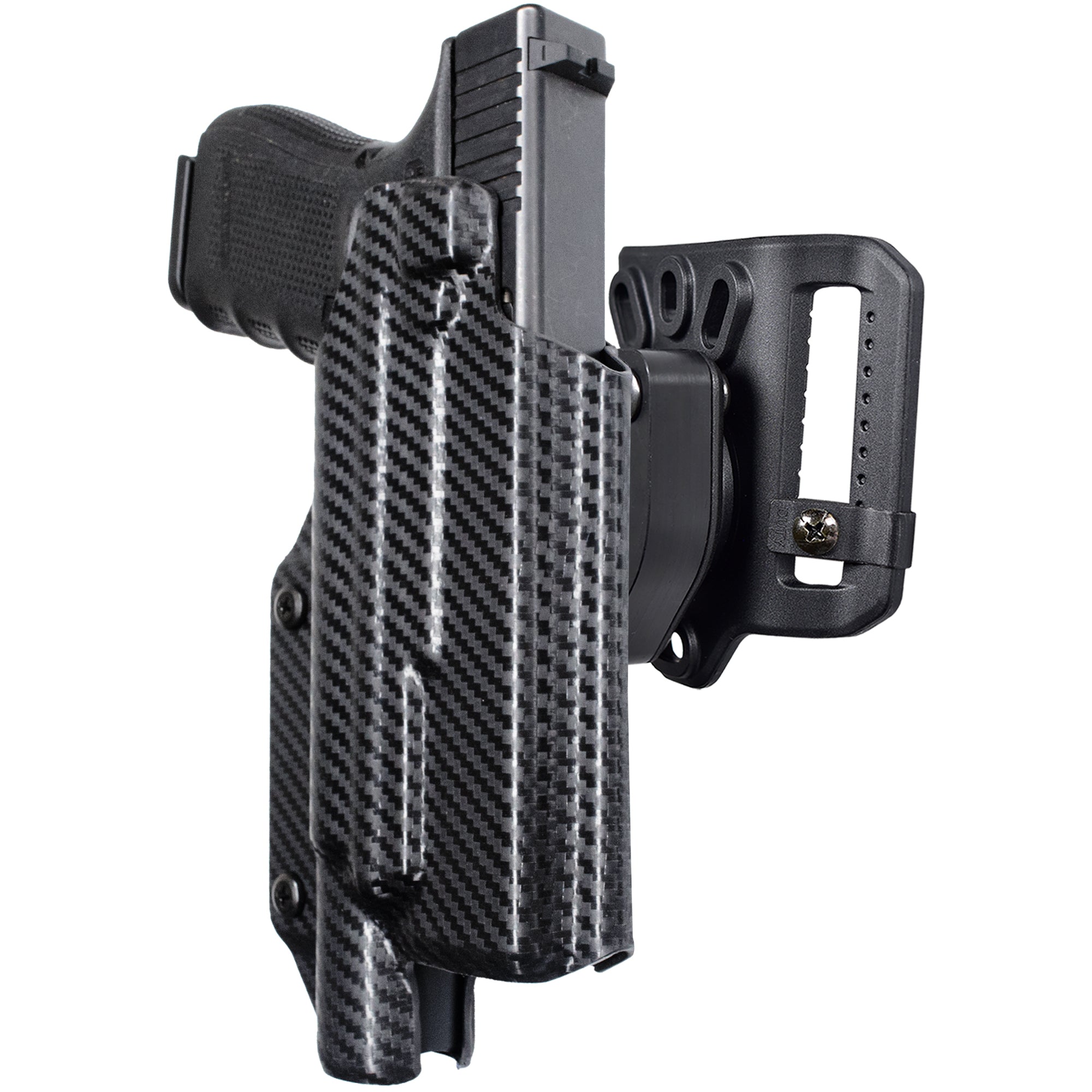 Quick Release Belt Loop Holster in Carbon Fiber