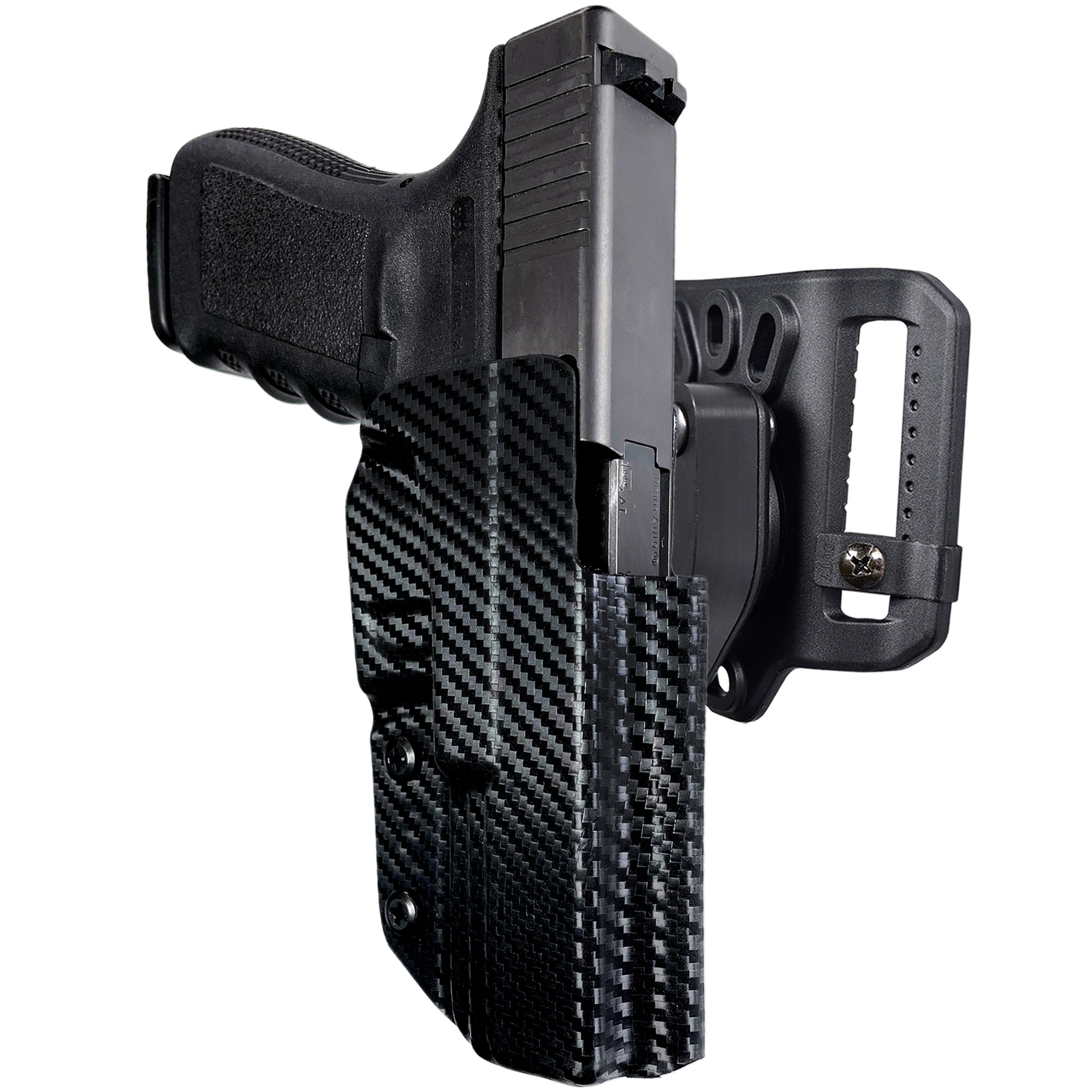 Quick Release Belt Loop Holster in Carbon Fiber