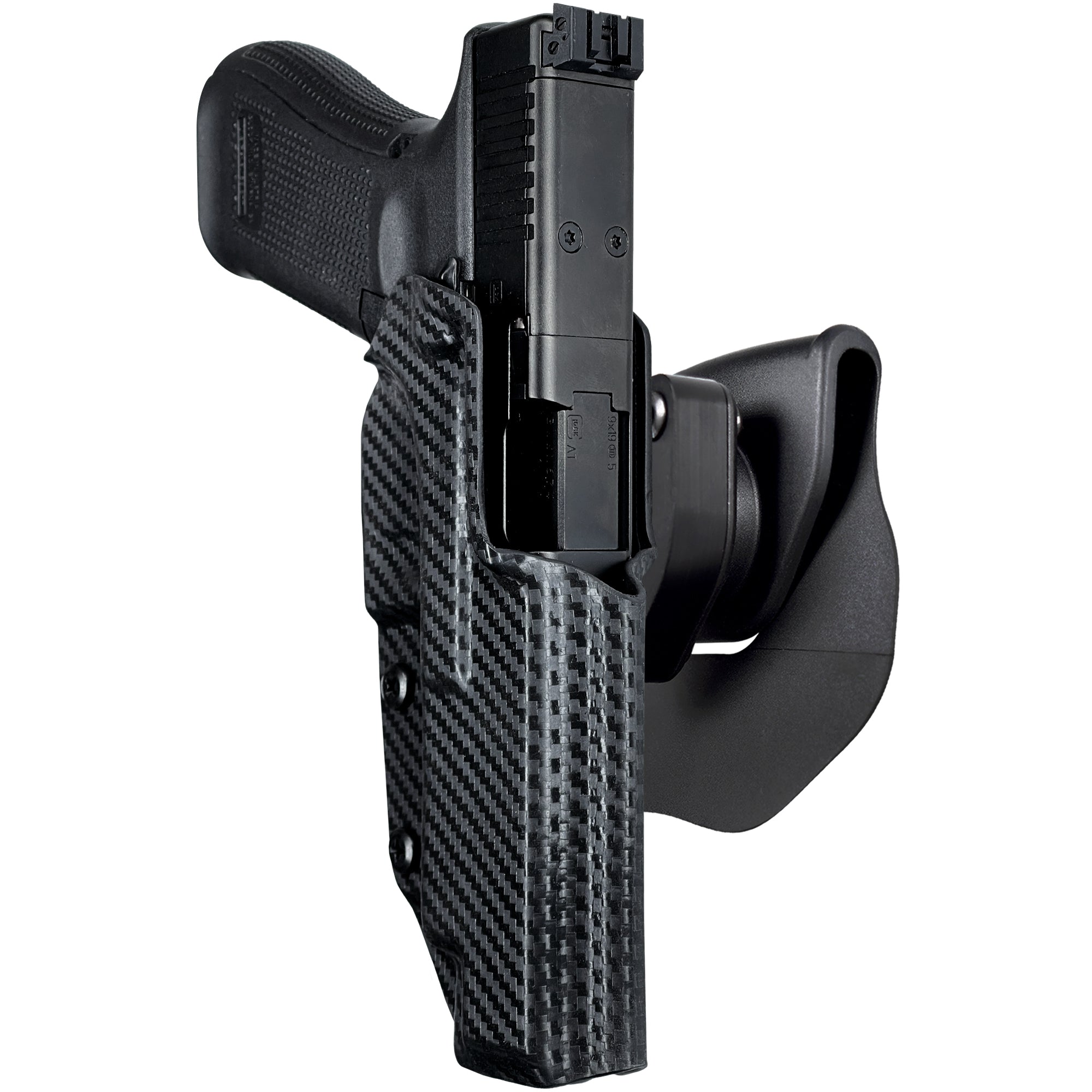 OWB Quick Release Paddle Holster in Carbon Fiber