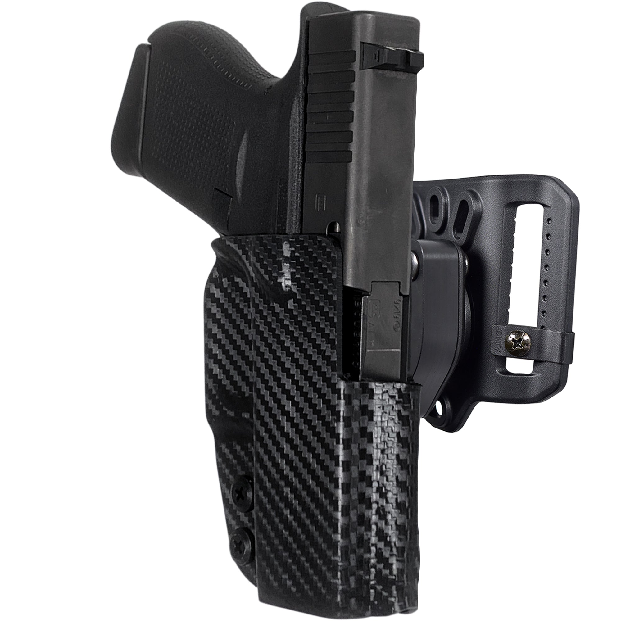 Quick Release Belt Loop Holster in Carbon Fiber