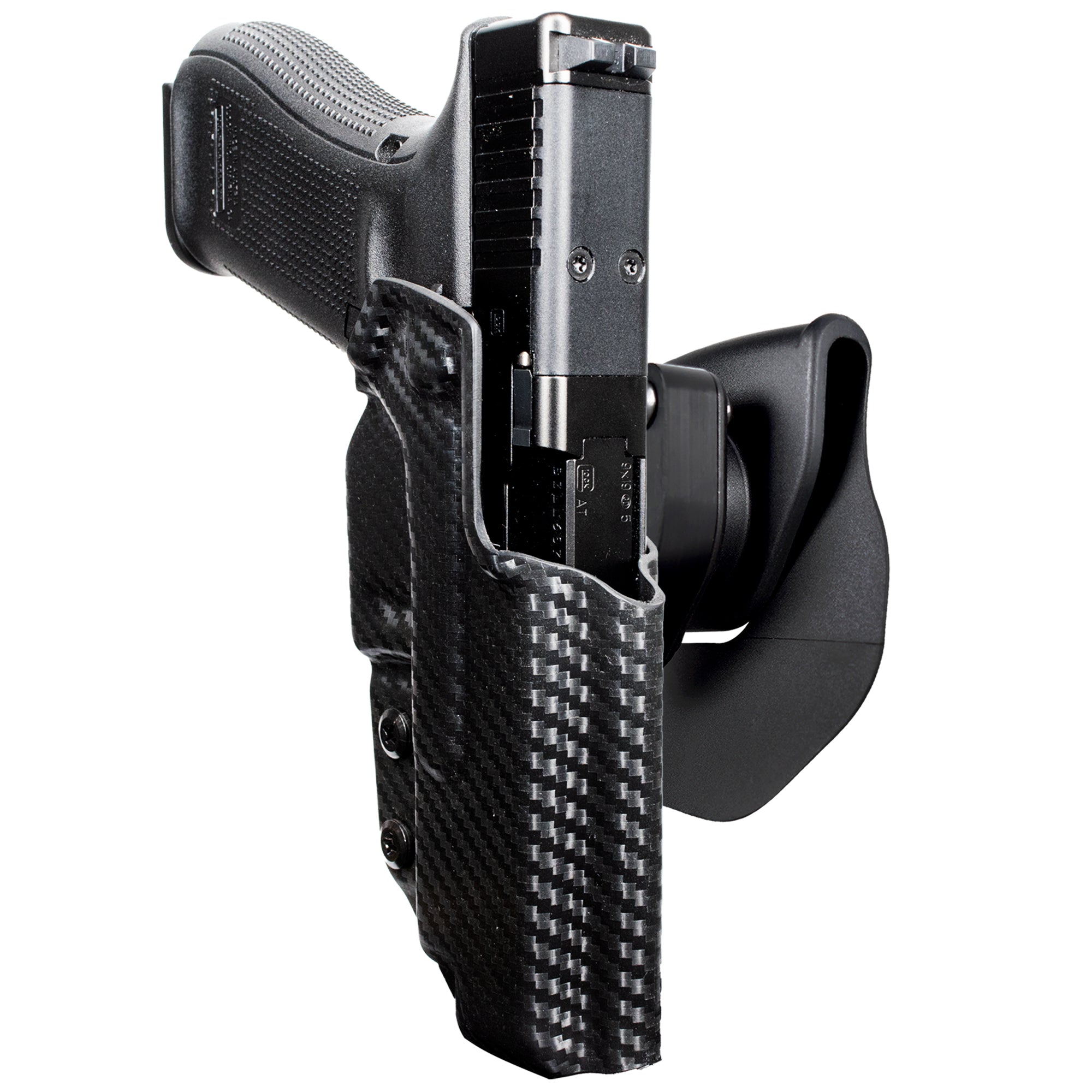 OWB Quick Release Paddle Holster in Carbon Fiber