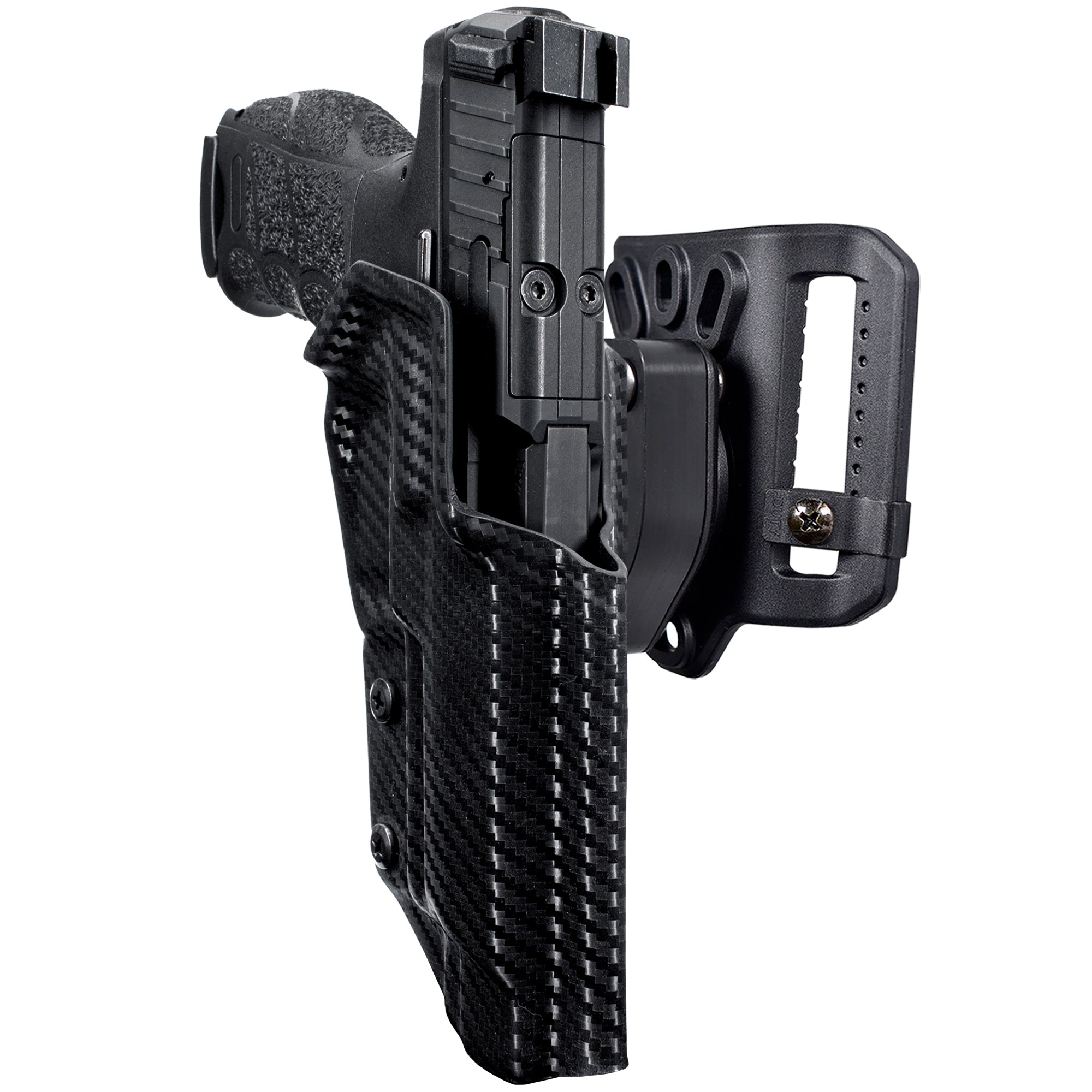 Quick Release Belt Loop Holster in Carbon Fiber