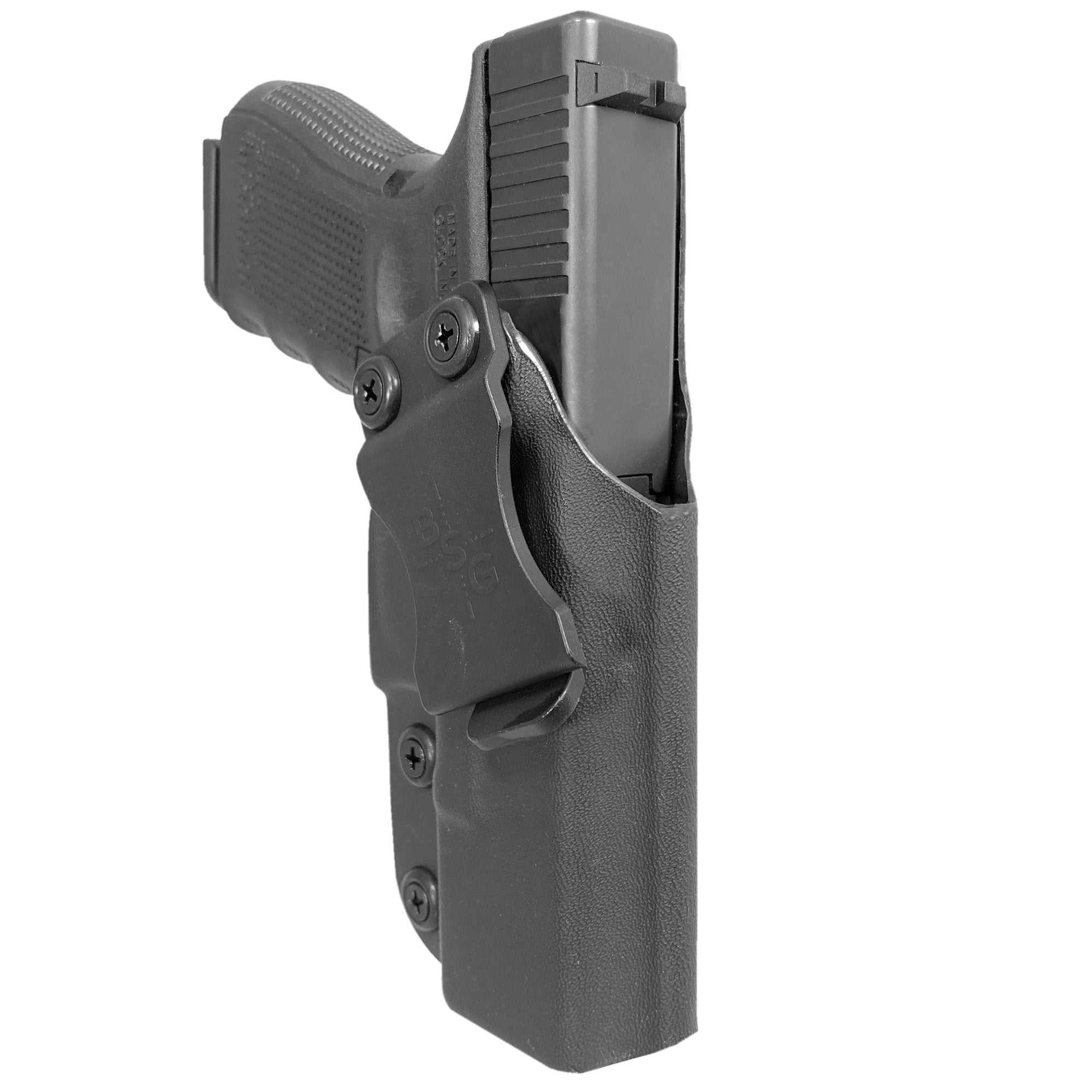 Glock 19 23 32 Gen 4 Inside the Waistband Holster in Black - Front