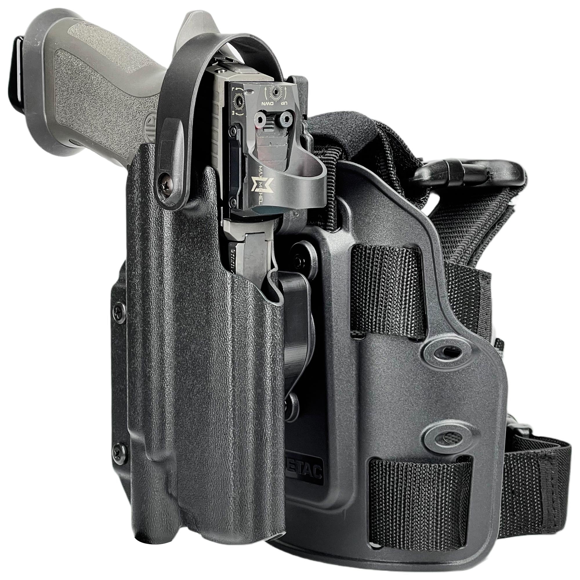 Sig Sauer P320 Full size w/ SureFire X300U-A Level II Quick Release Duty Drop Leg Holster