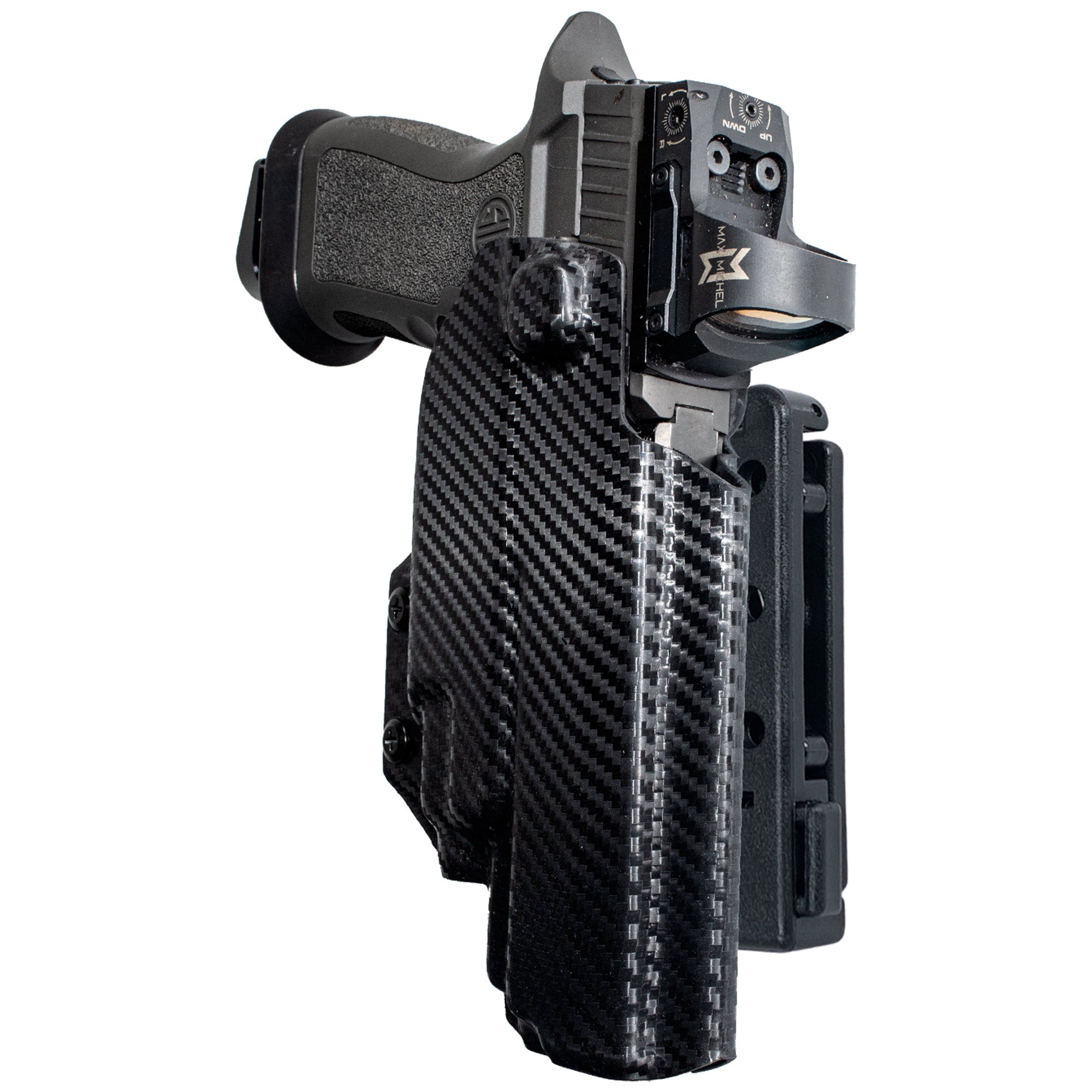 Sig Sauer P320 Full Size w/ Streamlight TLR-7A/TLR-8AG Pro IDPA Competition Holster