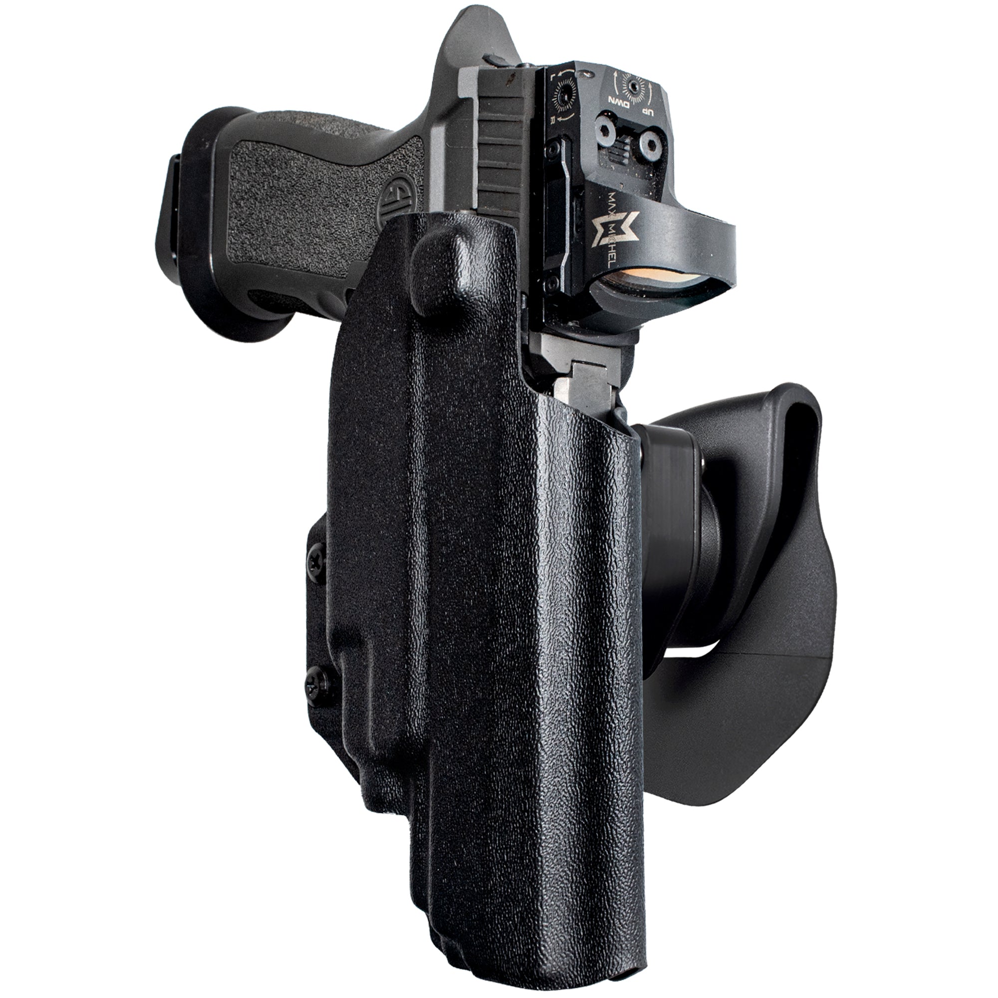 OWB Paddle Holster For Sig Sauer P320 Full Size With TLR-1 HL – Right Hand, Kydex, Black Scorpion Outdoor Gear