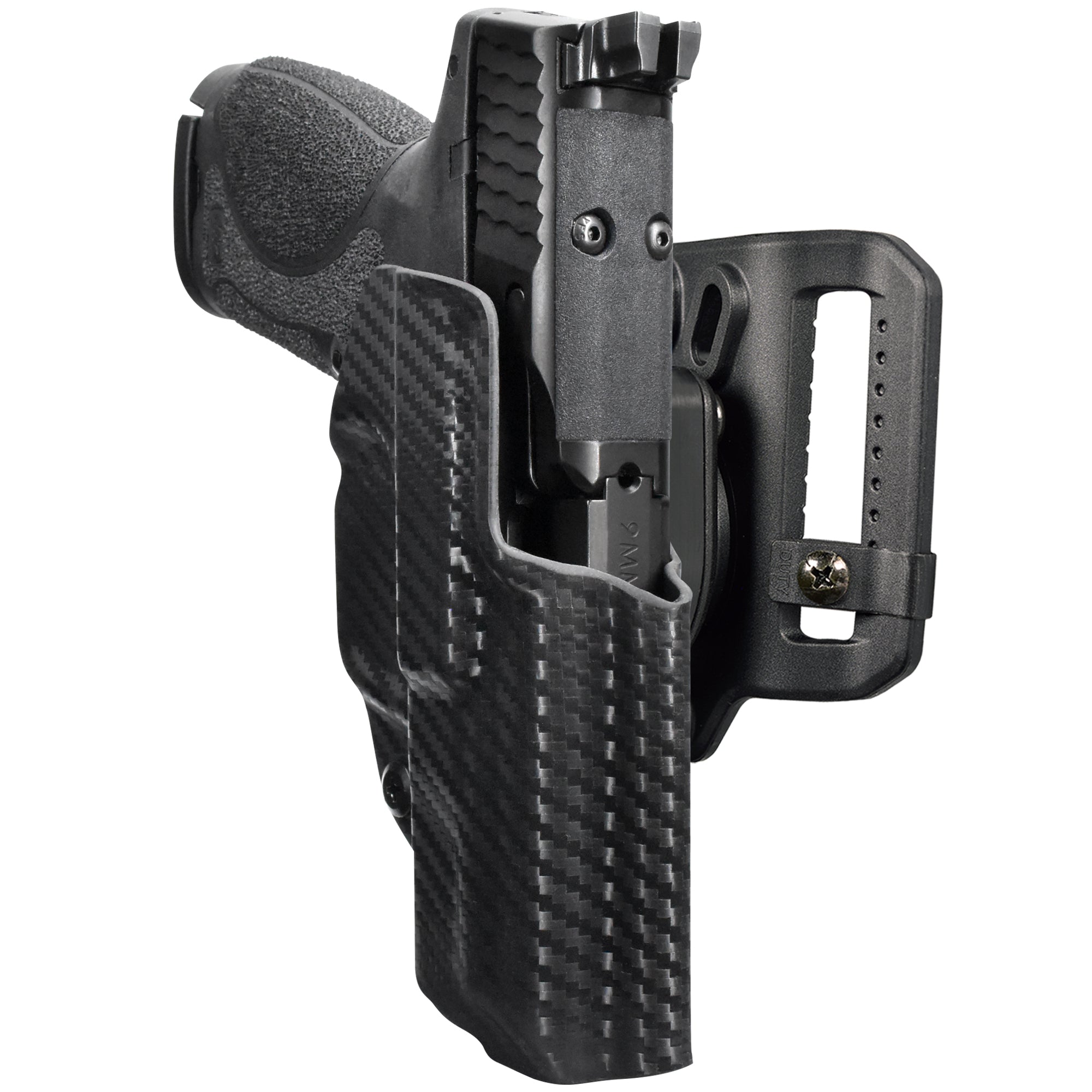 Quick Release Belt Loop Holster in Carbon Fiber