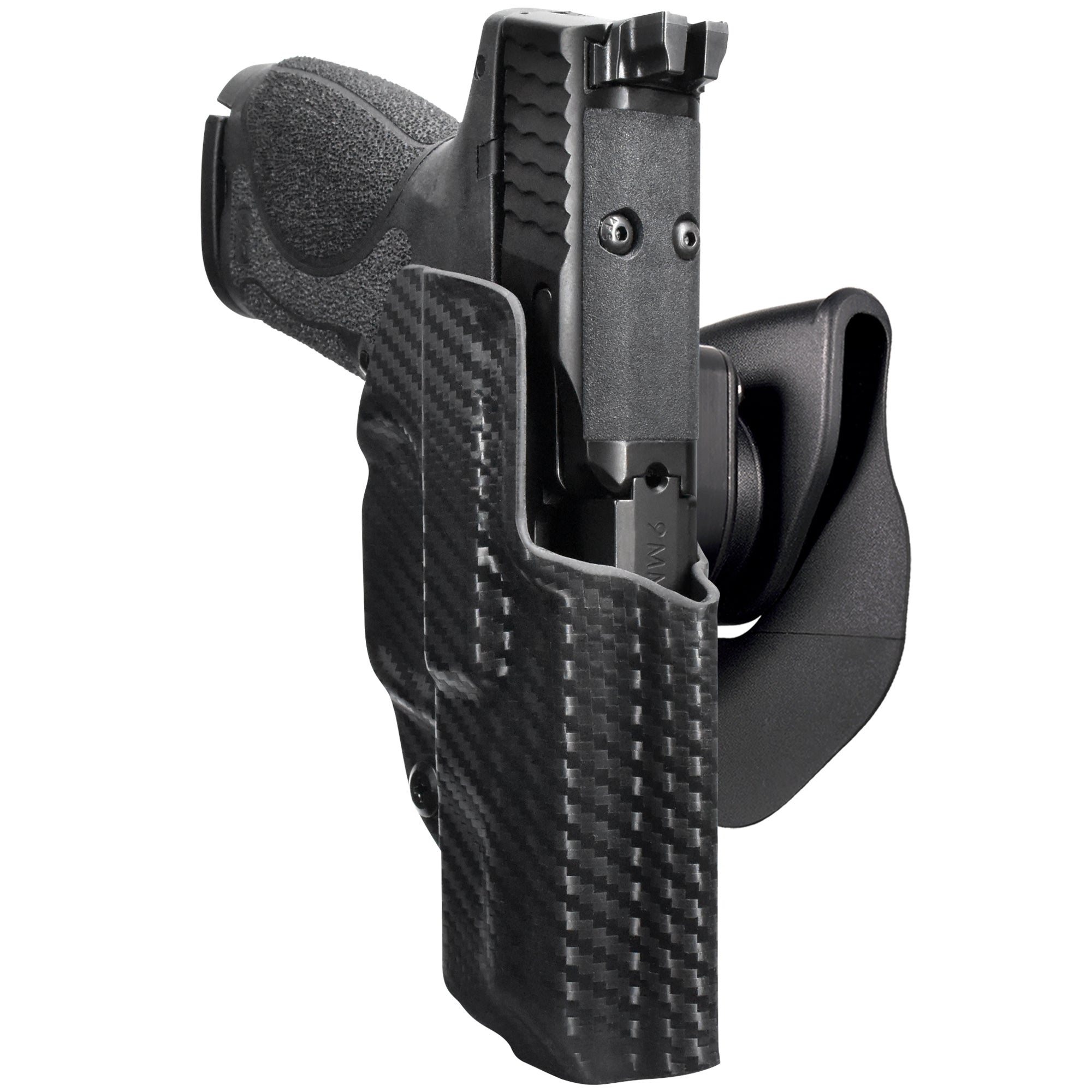 OWB Quick Release Paddle Holster in Carbon Fiber