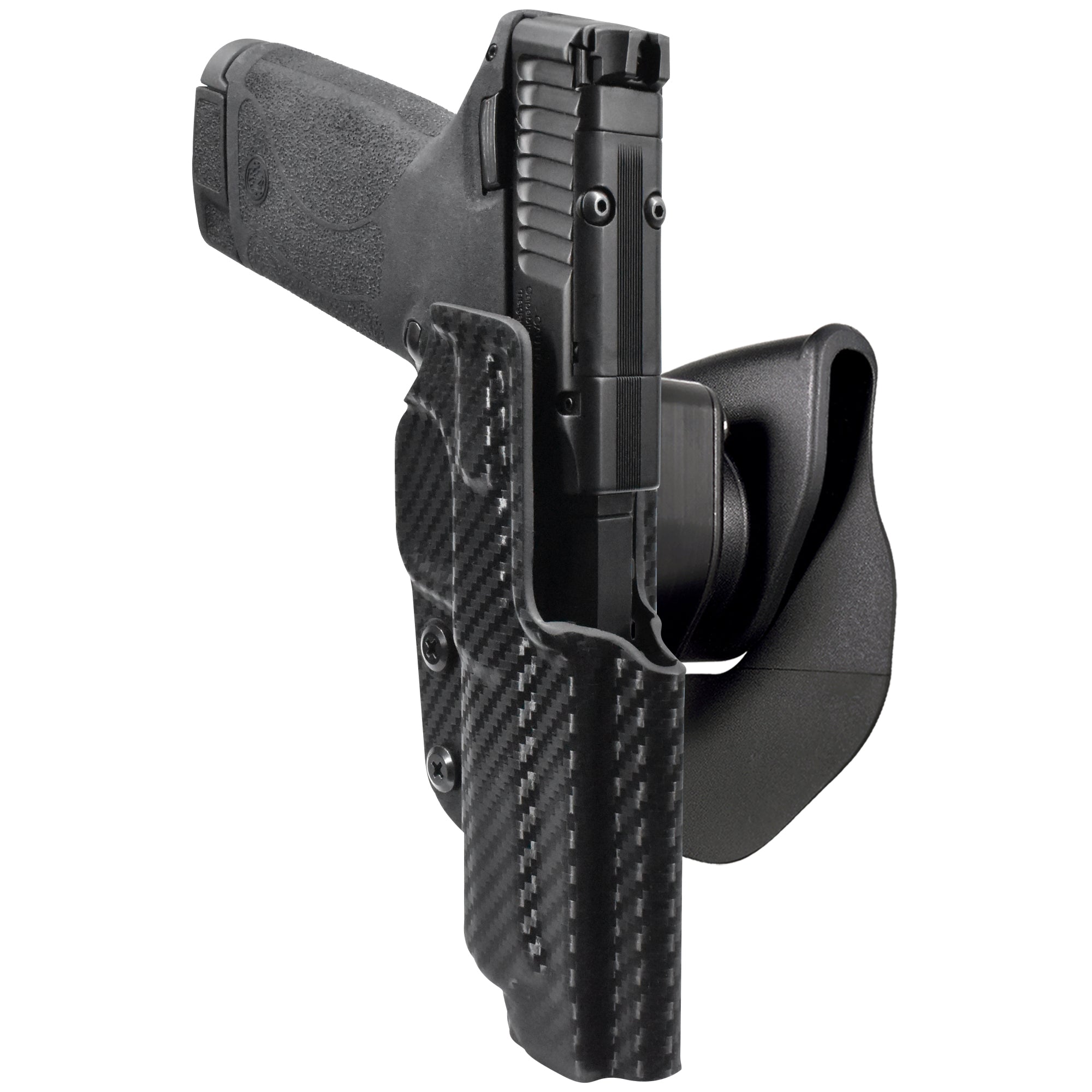 OWB Quick Release Paddle Holster in Carbon Fiber