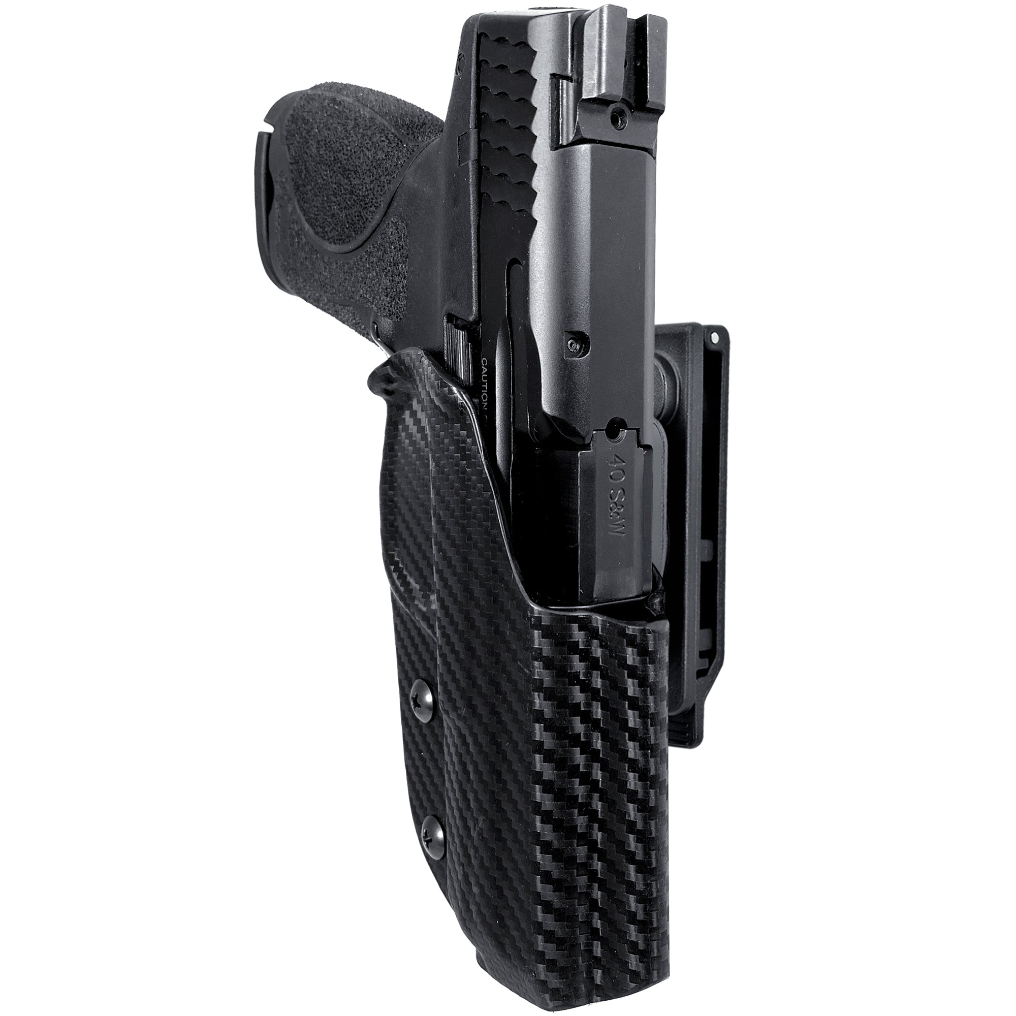OWB Quick Release IDPA Holster in Carbon Fiber