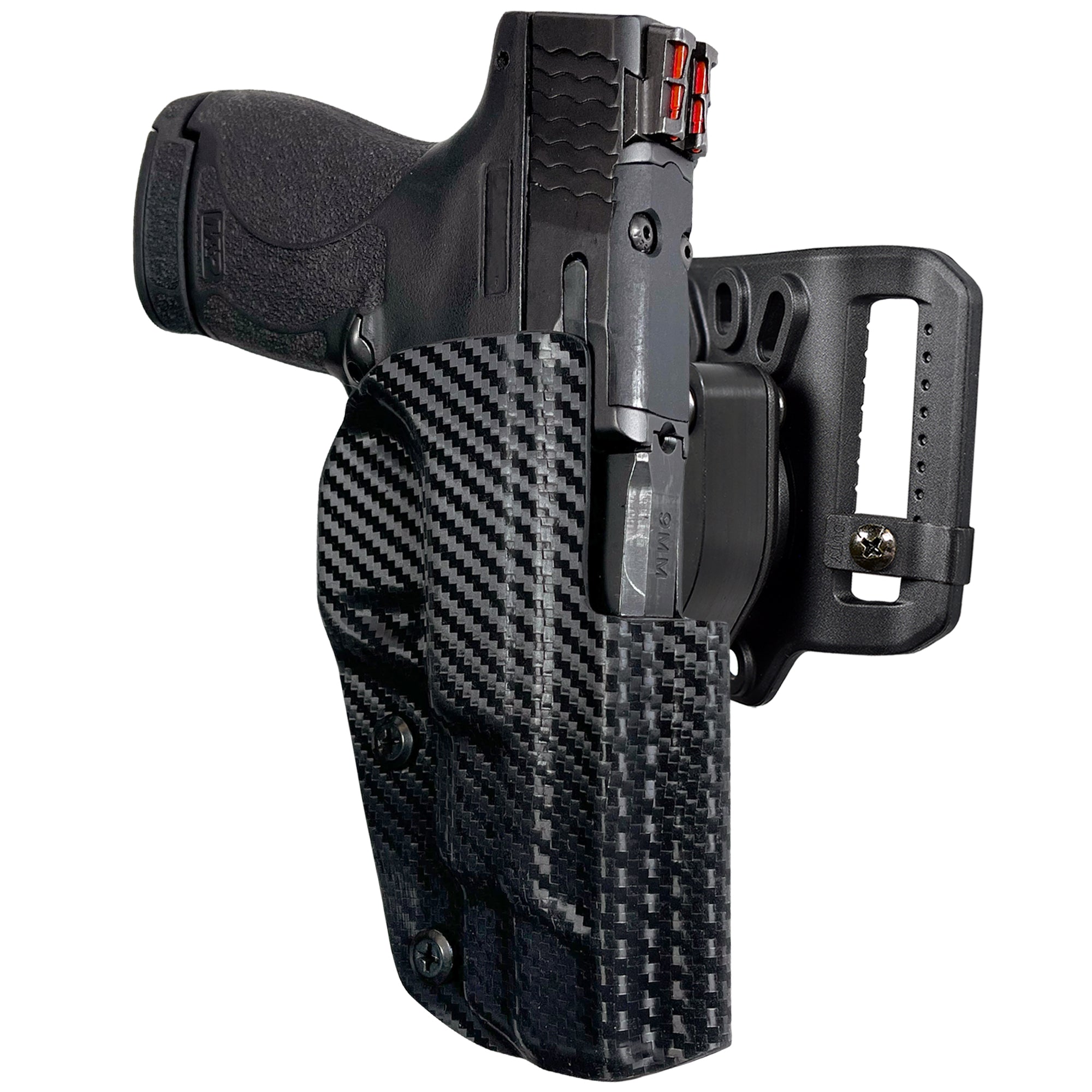 Quick Release Belt Loop Holster in Carbon Fiber