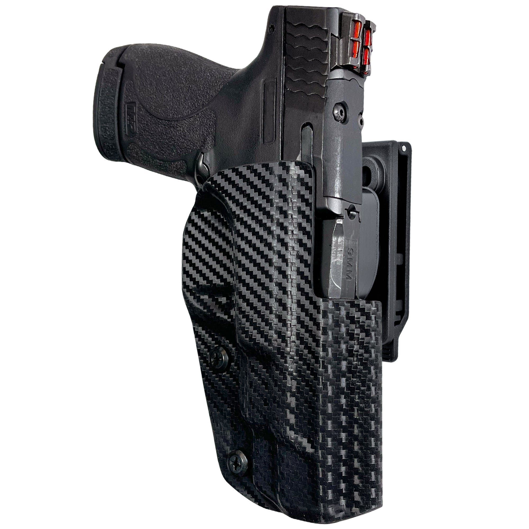 OWB Quick Release IDPA Holster in Carbon Fiber