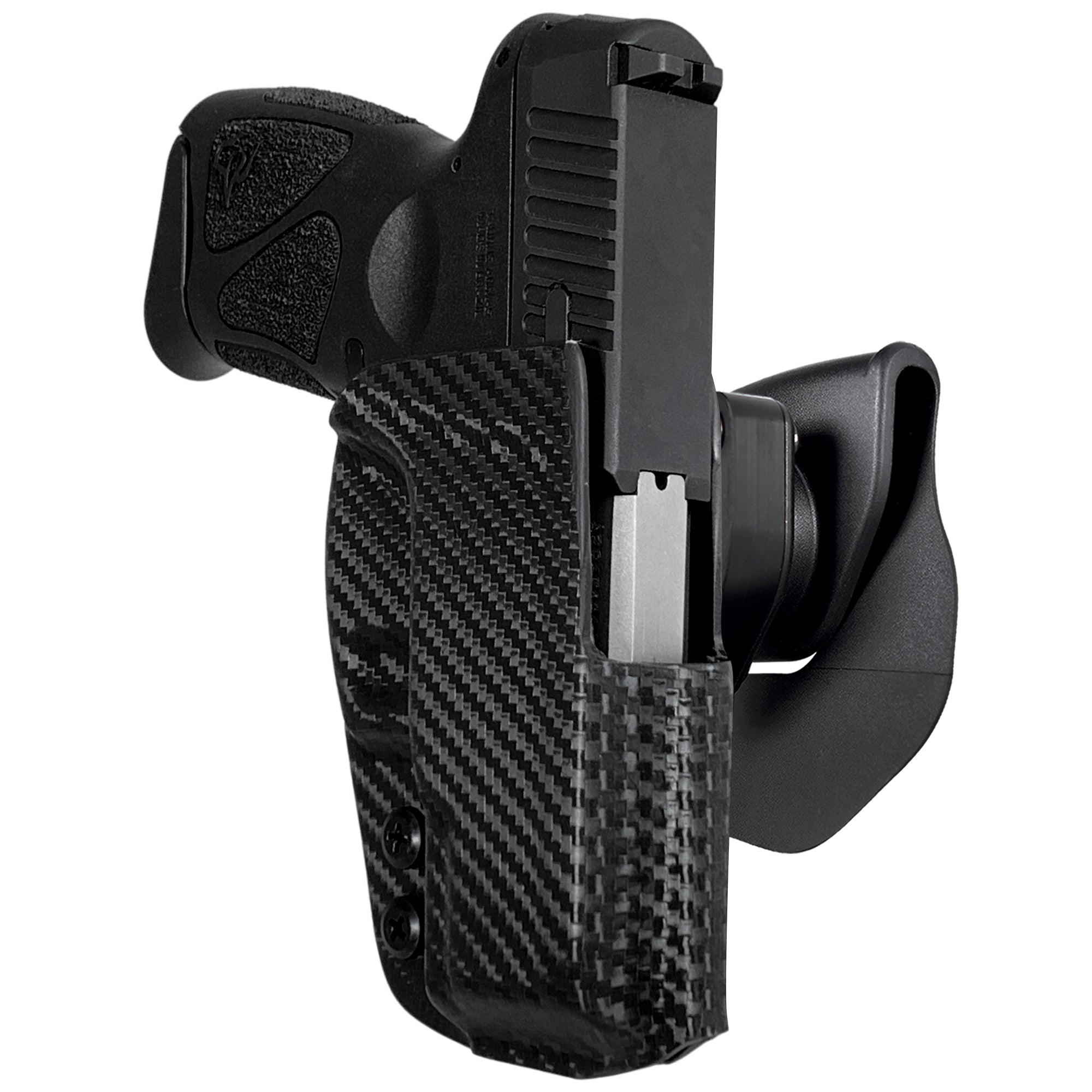 OWB Quick Release Paddle Holster in Carbon Fiber