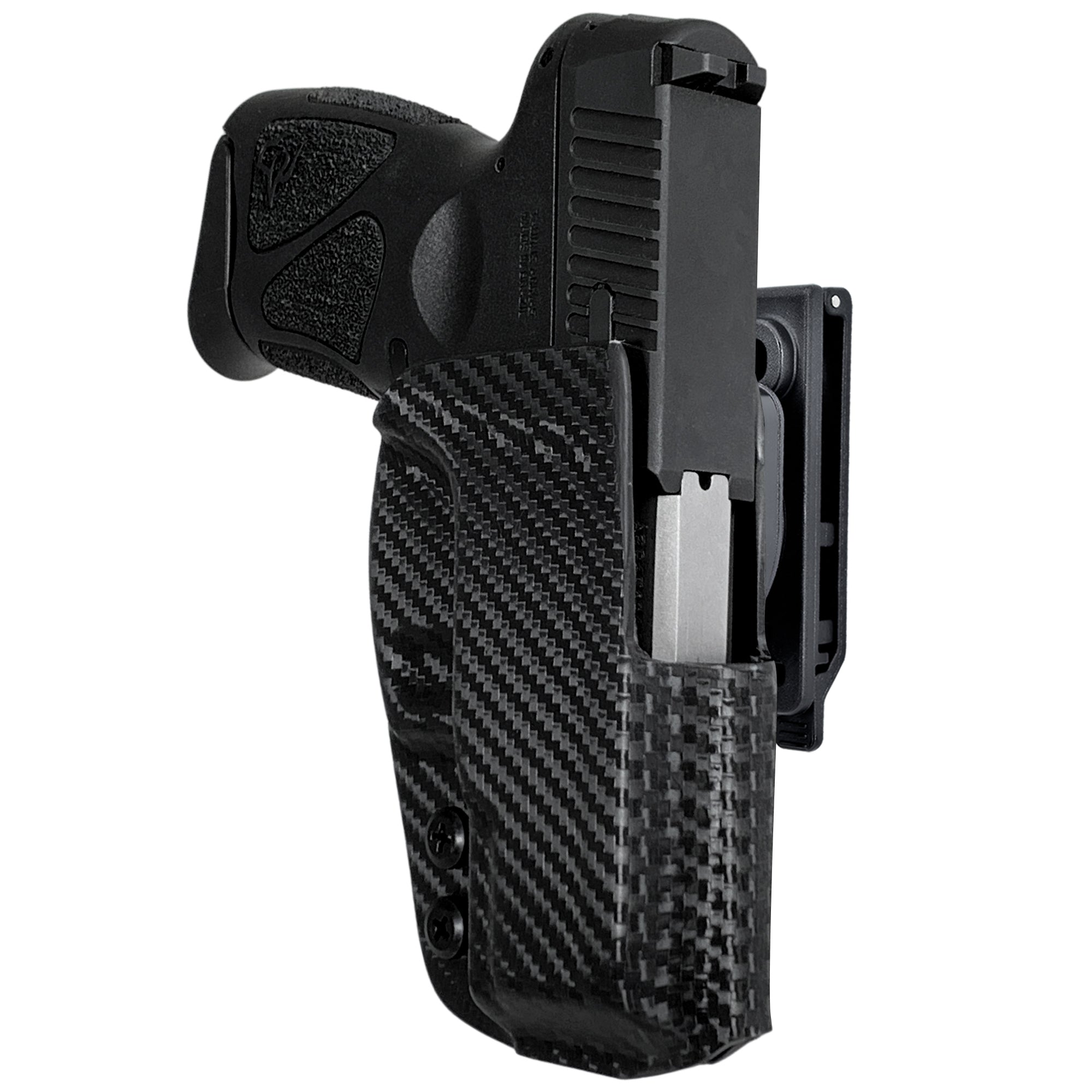 OWB Quick Release IDPA Holster in Carbon Fiber