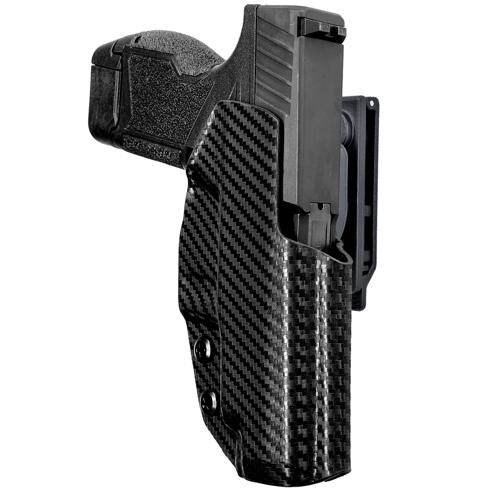 OWB Quick Release IDPA Holster in Carbon Fiber