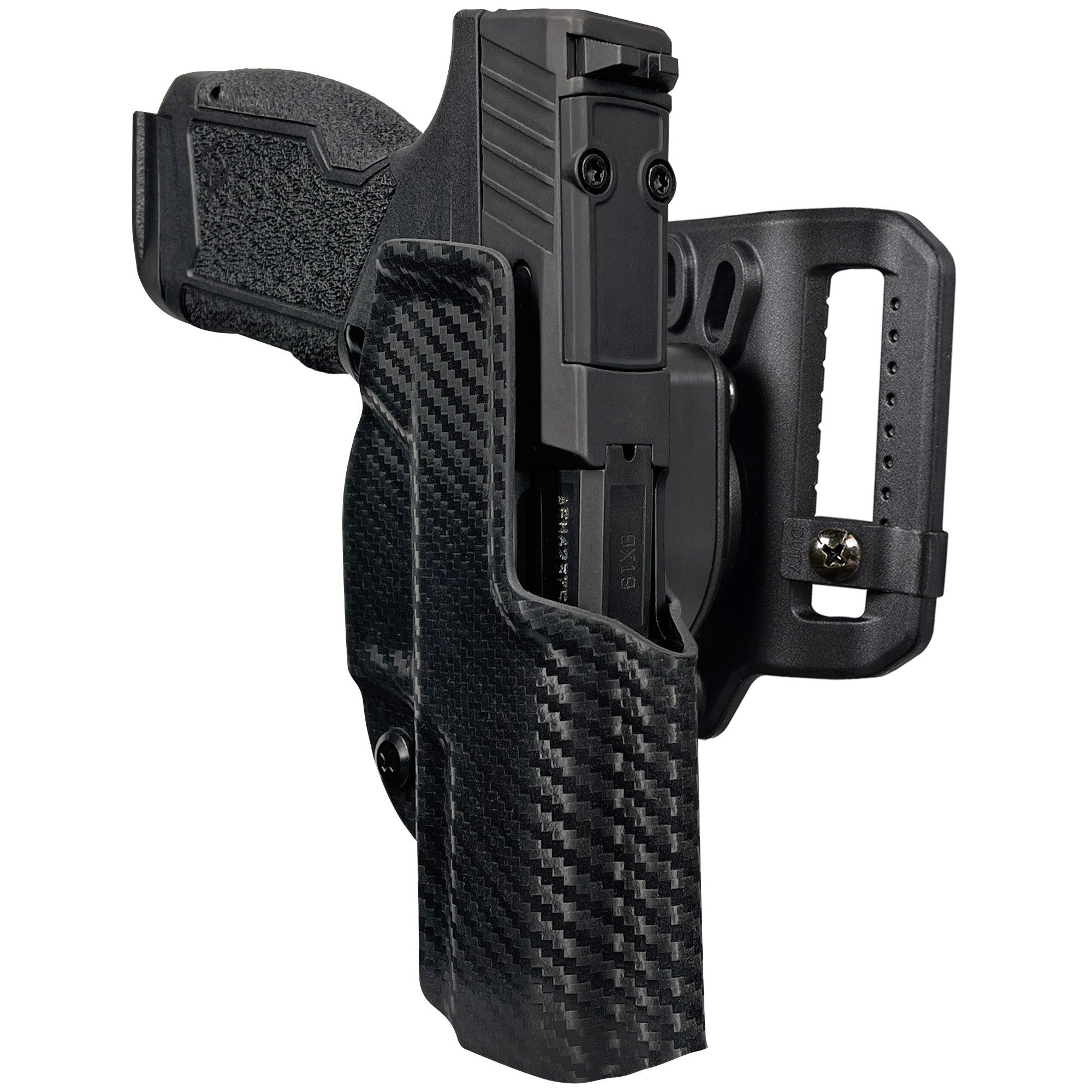 Quick Release Belt Loop Holster in Carbon Fiber
