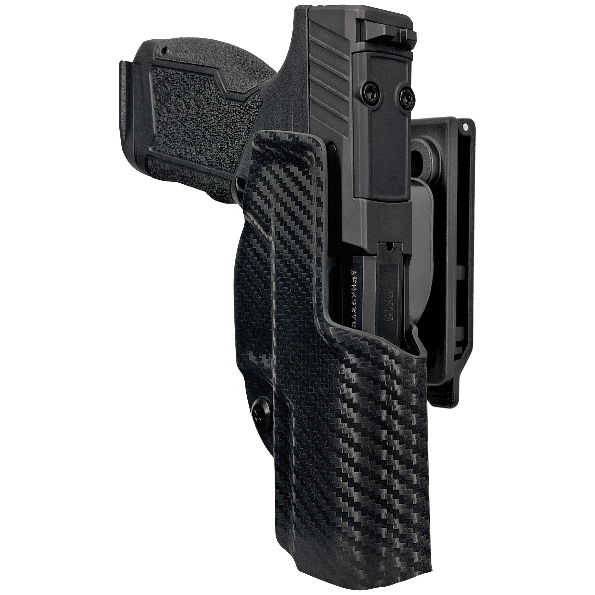 OWB Quick Release IDPA Holster in Carbon Fiber